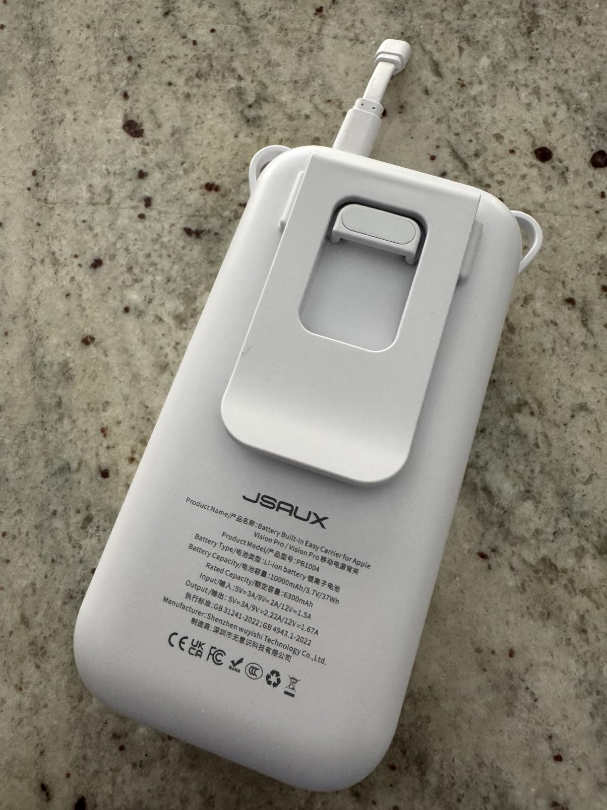 JSAUX Battery Pack Compatible with Meta Quest 3S/3/2, 10000mAh PD Fast Portable Rechargeble Power Bank (Extend 4-6 H Playtime) with Belt Clip and Lanyard, for Oculus 3S/3/2, PS VR2, Pico 4 Accessories customer photo 1