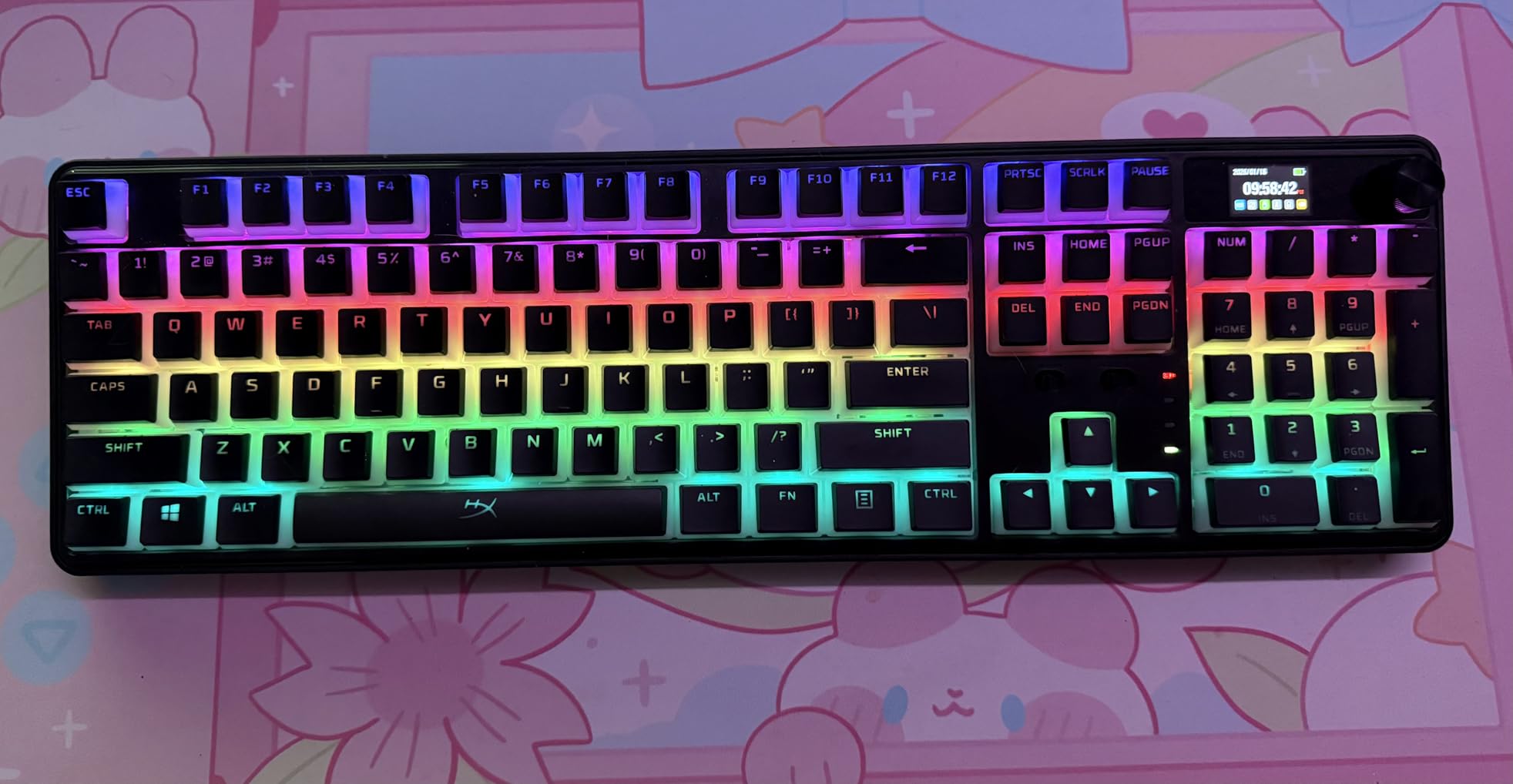 Redragon K689 Wired Gasket RGB Gaming Keyboard, 108 Keys Mechanical Keyboard w/Extra 4 Hotkeys, Upgraded Hot-swappable Socket, 3-Layer Noise Dampening, Mixed Color Keycaps, Custom Linear Switch customer photo 2