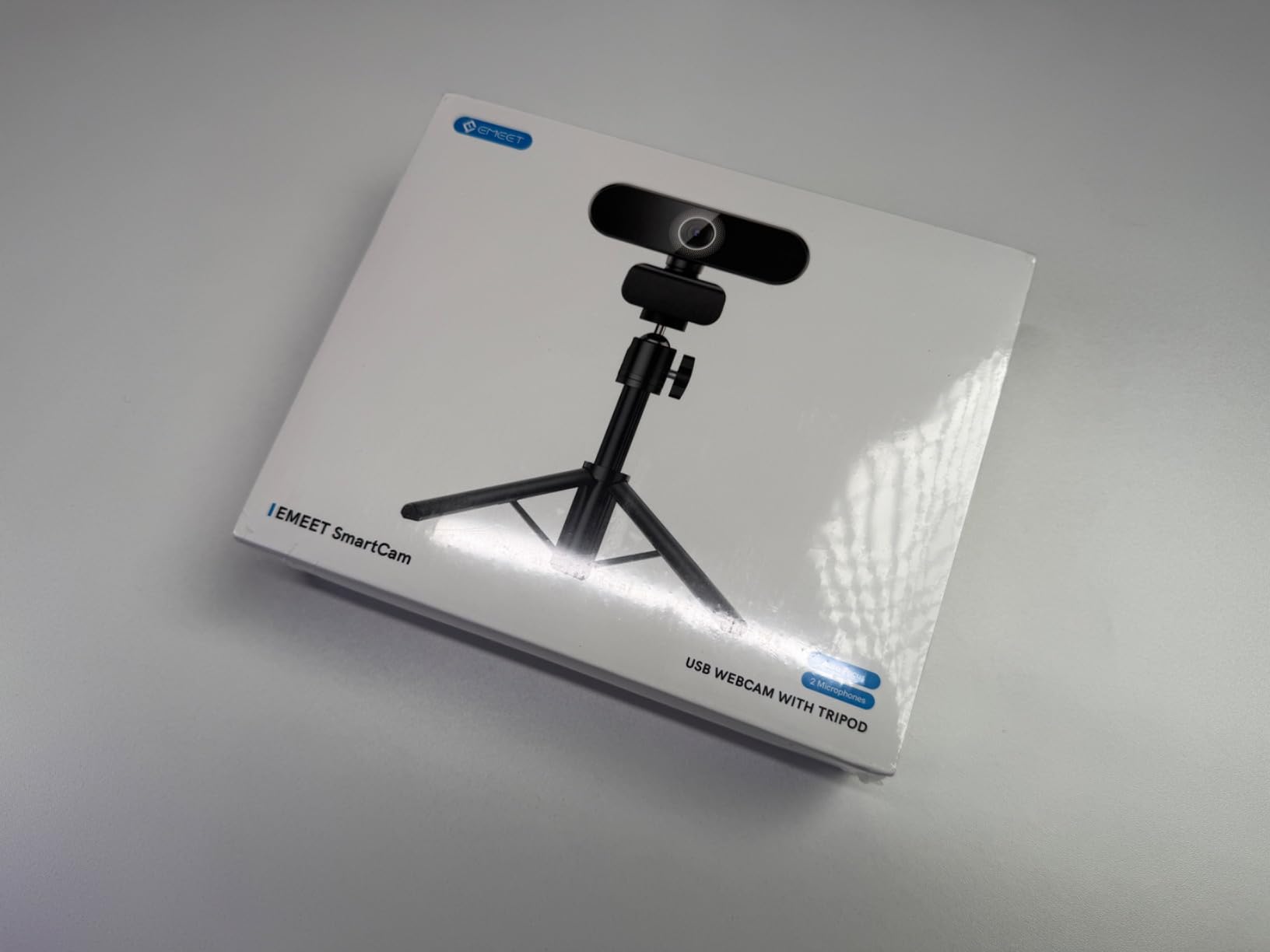 EMEET NOVA 4K Webcam with Tripod - 4K UHD, PDAF Autofocus, Adjustable Heights with 360° Swivel Head, 2 Noise-Cancelling Mics, USB Plug&Play, Privacy Cover, Ideal for Online Meetings&Live Streaming customer photo 2