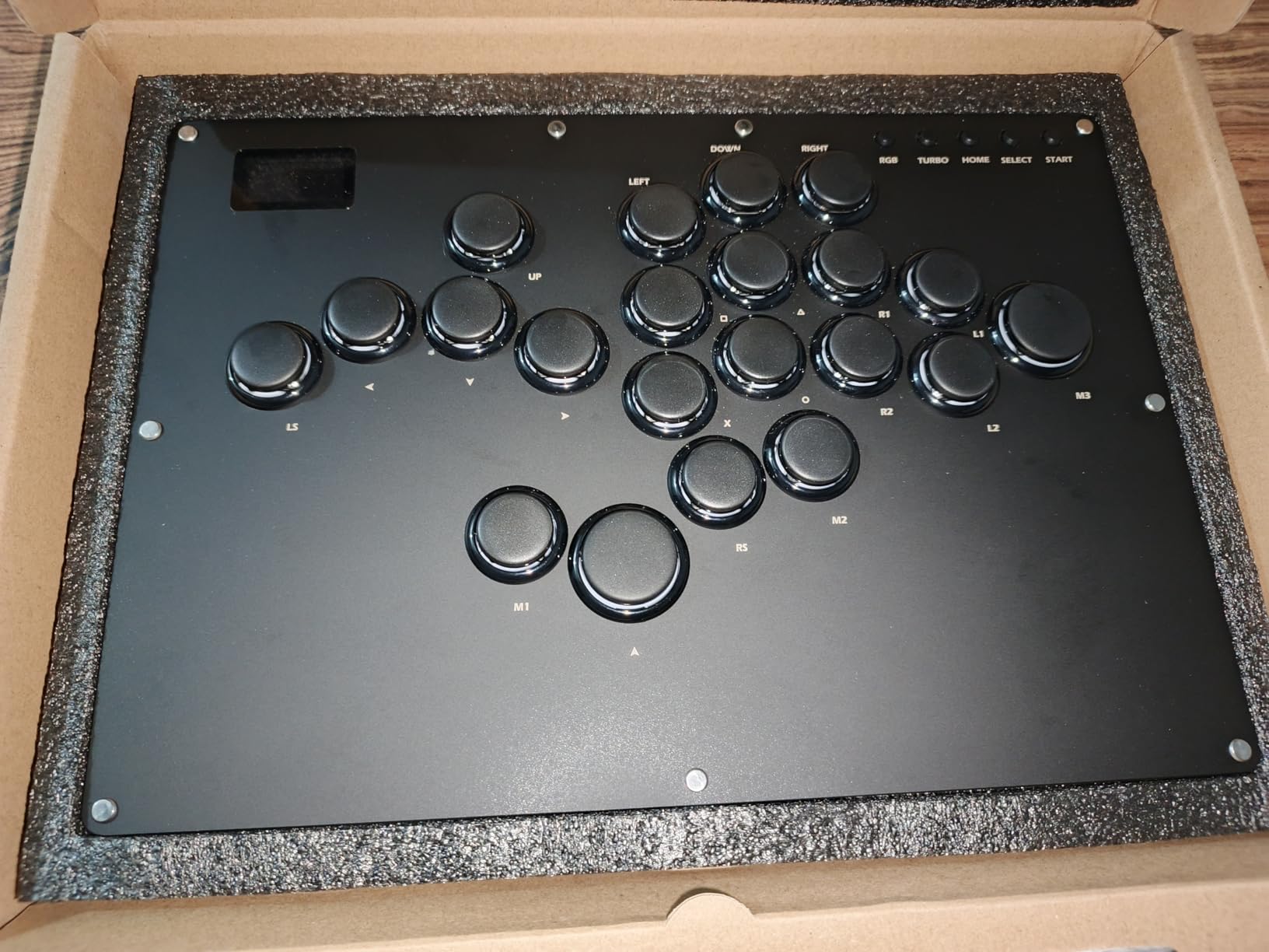 GuileKeys Leverless Controller Arcade Stick GK-16, All-Button Arcade Controller with Multi-function Button for PS4/PS3/PC/Switch, Arcade Fight Stick with RGB/Turbo/Hot-Swap/Low Profile Switch Black customer photo 2