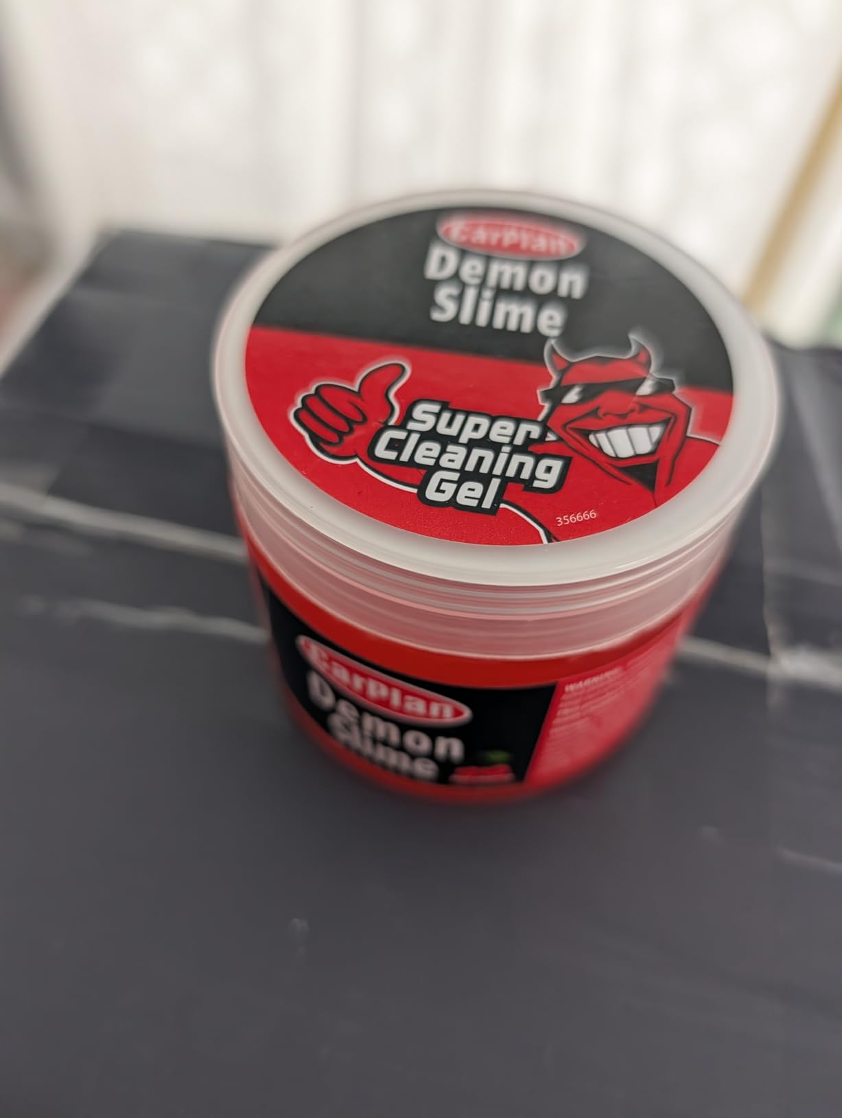 CarPlan Demon Slime 5.6 Oz - Car Interior Cleaner Gel | Putty Removes Dust & Dirt - for Detailing, Cleaning Vents, Cup Holders, Keyboards, Offices | Hot Cherry Scent customer photo 1