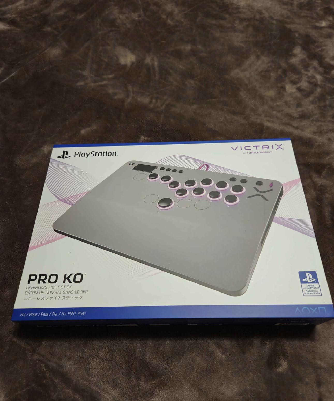 Turtle Beach Victrix Pro KO Leverless All Button Fight Stick, Officially Licensed for Xbox Series X|S, Xbox One, Windows 10/11 PC, Customizable eSports Tournament Ready Arcade Controller, Gray customer photo 2
