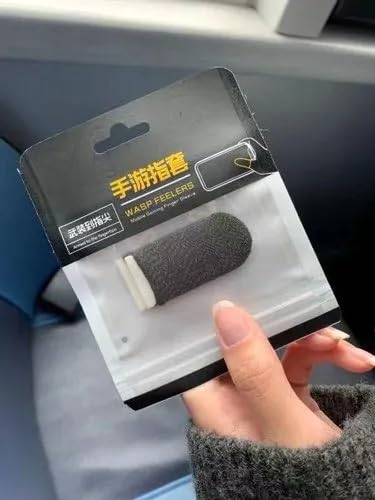 3 Colors 30 Pack E-Sports Light Model Gaming Finger Sleeves, 0.15mm Superconducting Nanofibers, Smooth Feel, Anti-Sweat, Extremely Thin, Fit All Touchscreen Devices customer photo 1