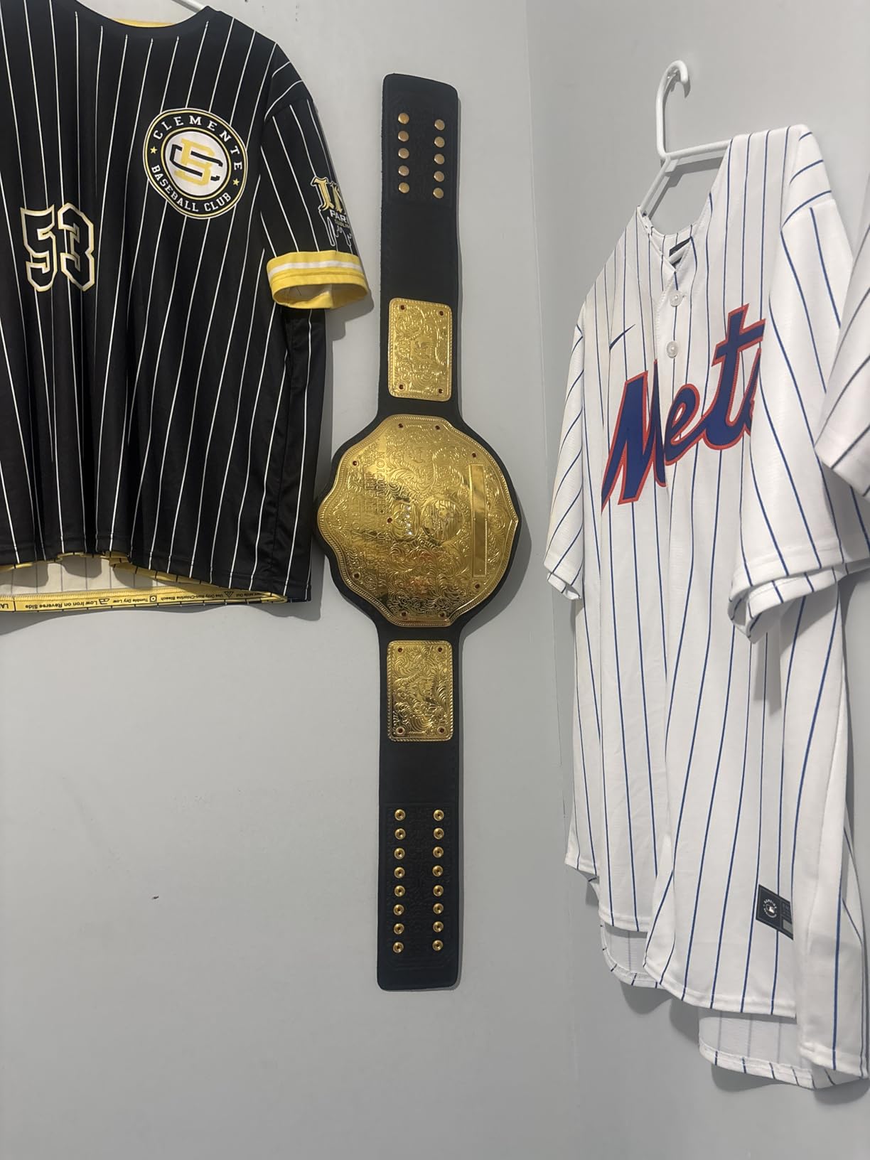 Big Gold Championship Title Replica - World Heavyweight Championship Replica - Adult Wrestling Belt Leather Adjustable Strap Champ Belts customer photo 2