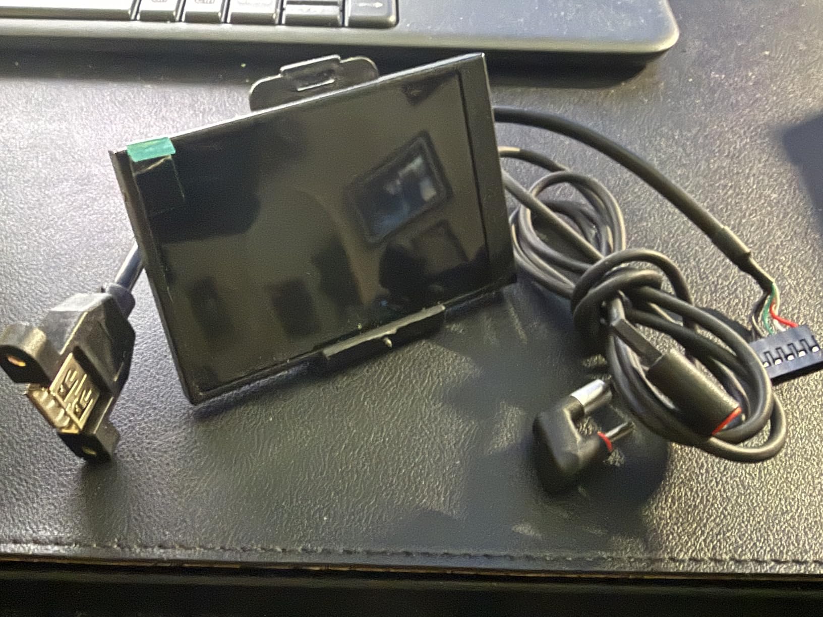 Portable Monitor 3.5in USB Mini Screen, CPU Hardware Temperature Monitor Type C Sub Screen, PC Temperature Display Screen for Computer Case, Displays Computer Network customer photo 1