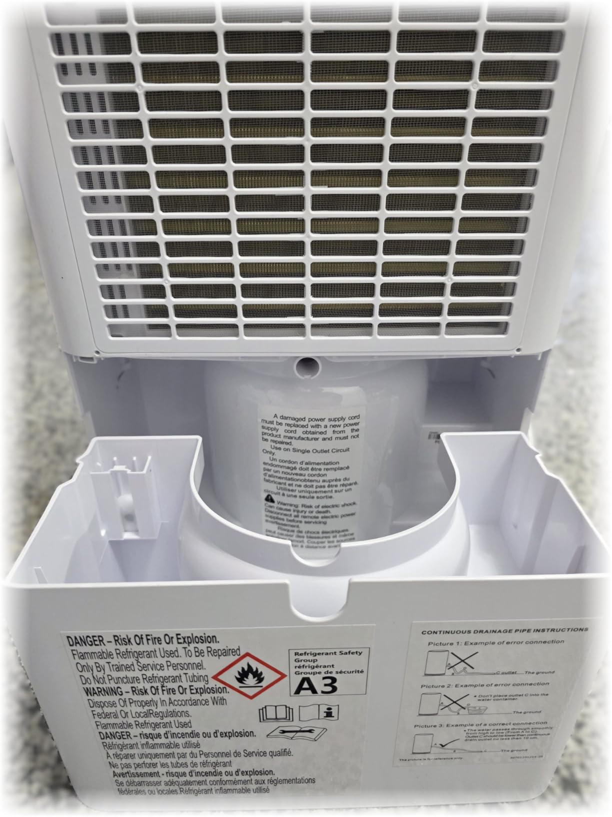 1500 Sq. ft Dehumidifier for Basement and Large Room, 21 Pints Dehumidifiers for Home with Drain Hose, Intelligent Humidity Control, 3 Modes, 24H Timer, Ideal for RV, Bathroom, Bedroom customer photo 2