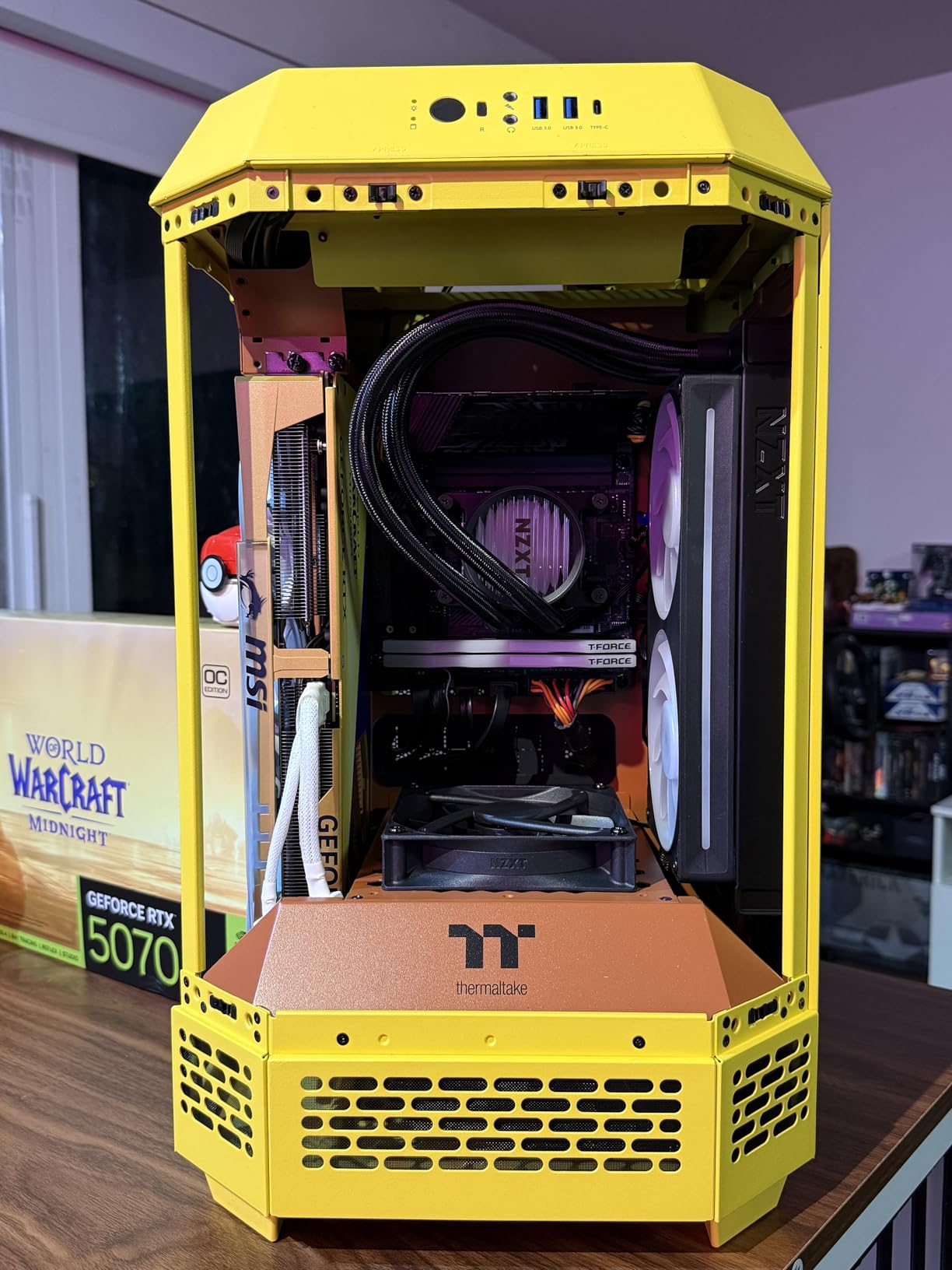 Thermaltake Tower 250 Black Mini-ITX Mini Tower; 2x120mm CT Fans Included; 360mm Radiator Support; 360mm GPU Clearance; Dual Chamber; CA-1Z9-00S1WN-00 customer photo 1