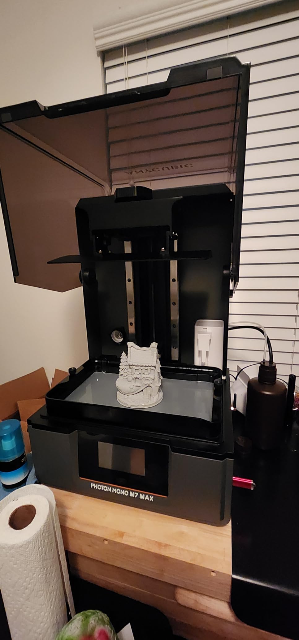 Resin 3D Printer, Photon Mono M7 MAX 13.6-inch 7K Mono LCD, High Precision, Temperature Control, Efficient Productivity, Large Printing Size of 11.73 x 6.46 x 11.81 Inch customer photo 2
