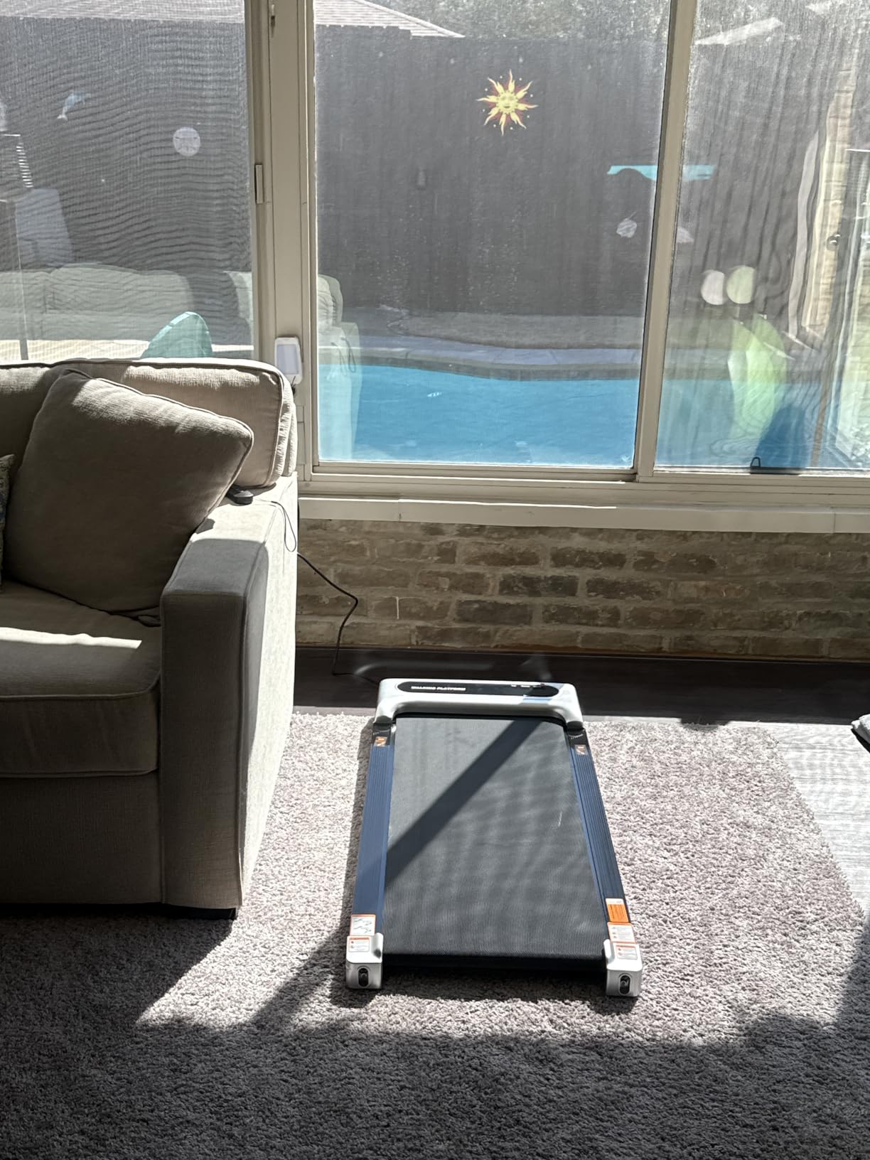 Walking Pad, Walking Pad Treadmill for Home Office, Portable Under Desk Treadmill with Remote Control and LED Display, Walking Jogging Running Machine customer photo 2