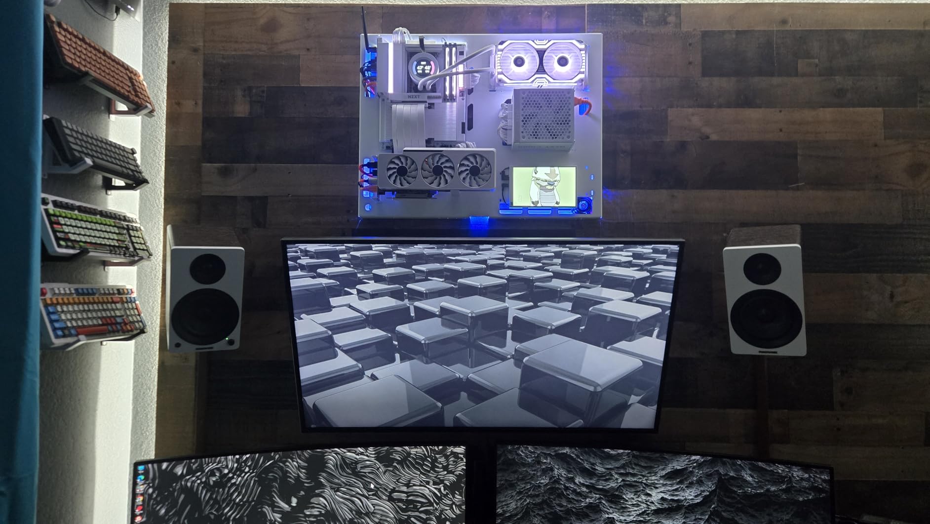 ABK Design, Wall Computer Case - Wall Mount Computer Case - Gaming PC Case - Wall Mount ATX Case - Wall PC Case for PC Gaming - Computer Cases for PC Computer - Pc Case, Pc Chassis customer photo 2