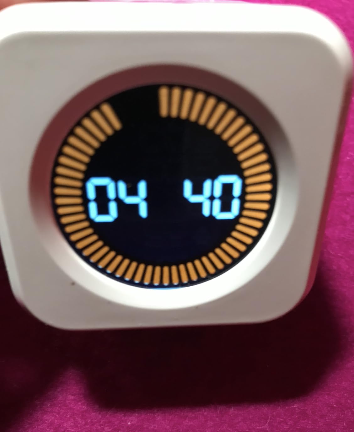 KADAMS Pomodoro Timer Visual - Productivity Pomodoro Cube, 5/10/25/50 Min Countdown & Countup, Silent - Ideal for Work Study Cook Workout Kitchen School Classroom Office ADHD Gift Kids customer photo 2