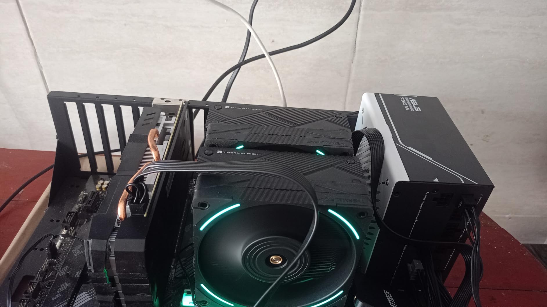 DIY Gaming Computer Case, ATX Open Chassis Case Rack Open Air Pc Case for A TX/M-ATX/ITX Motherboards up to 305x245mm customer photo 1