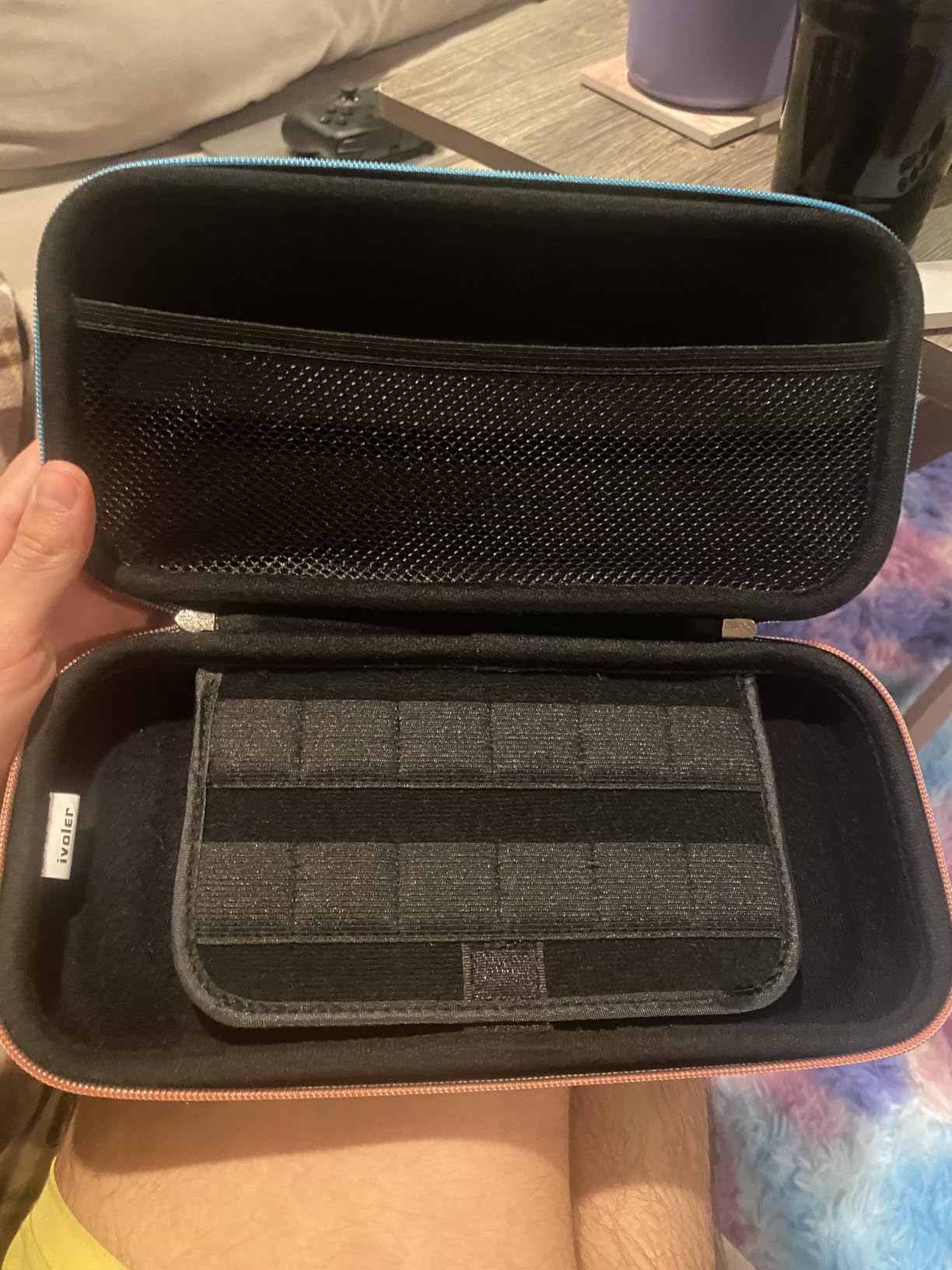 ivoler Carrying Case for Nintendo Switch 2 Model(2025), Portable Hard Shell Pouch Carrying Travel Game Bag for Nintendo Switch 2 Accessories Holds 12 Game Cartridge (Black) customer photo 1