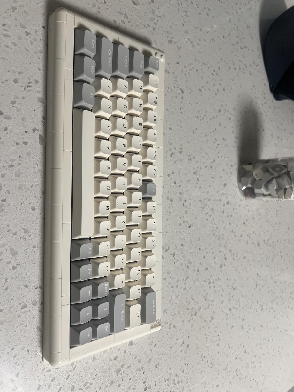 KBDcraft 01Adam 60% Mechanical Keyboard, 64-Key ANSI, Lego-Compatible Case, Gasket Mount, Hot-swappable, Wired, Linear Switch, RGB, QMK, Vial for Win/Mac, Full Kit customer photo 2
