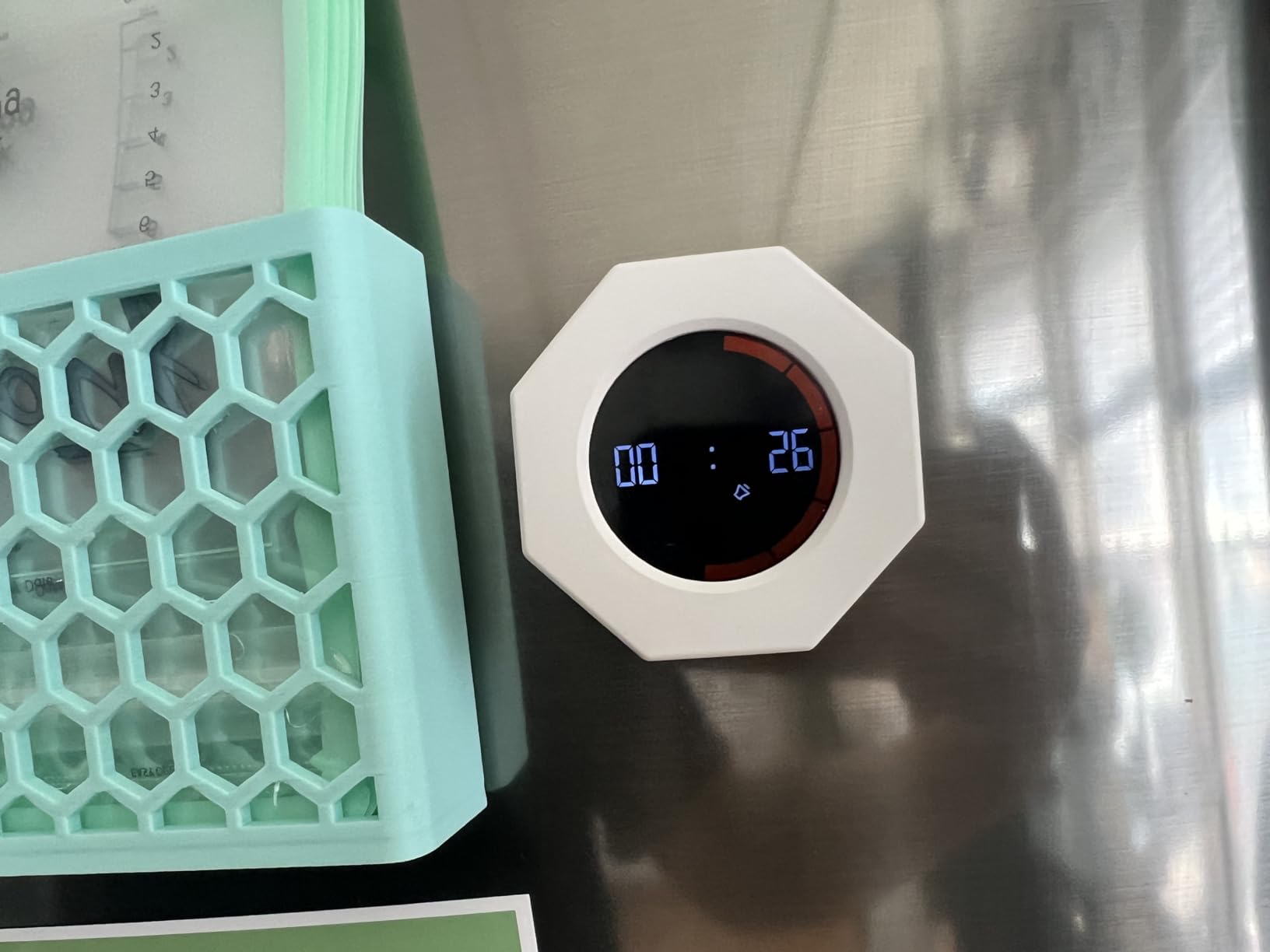 Small Rechargeable Pomodoro Timer, Gravity Sensor Auto-Rotating 7 Preset Times (1/3/5/15/30/60/90 min) & Count Up Mode, Digital Kitchen Timers for Cooking, Work and Study customer photo 1