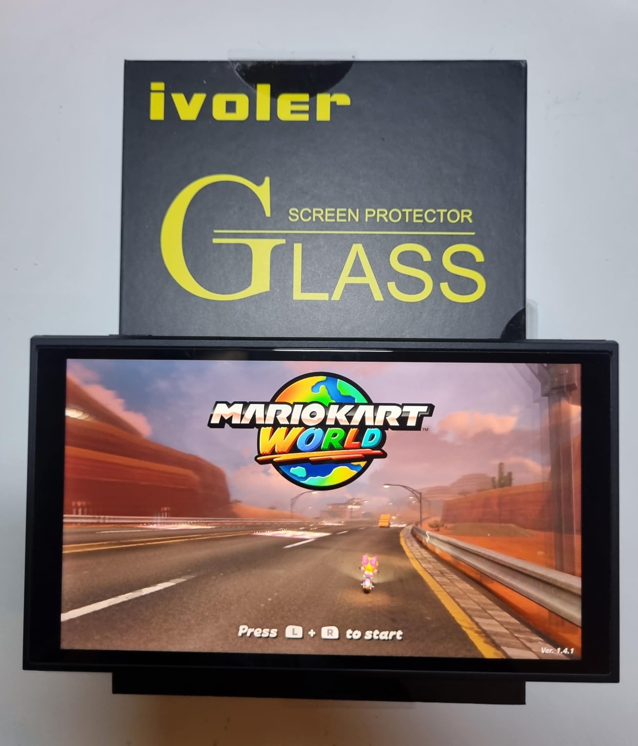 ivoler 3-Pack Screen Protector Tempered Glass for Nintendo Switch 2 Model 2025, Transparent HD Clear Anti-Scratch Screen Protector Skin Accessories Compatible with Nintendo Switch 2, [7.9 inch] customer photo 1