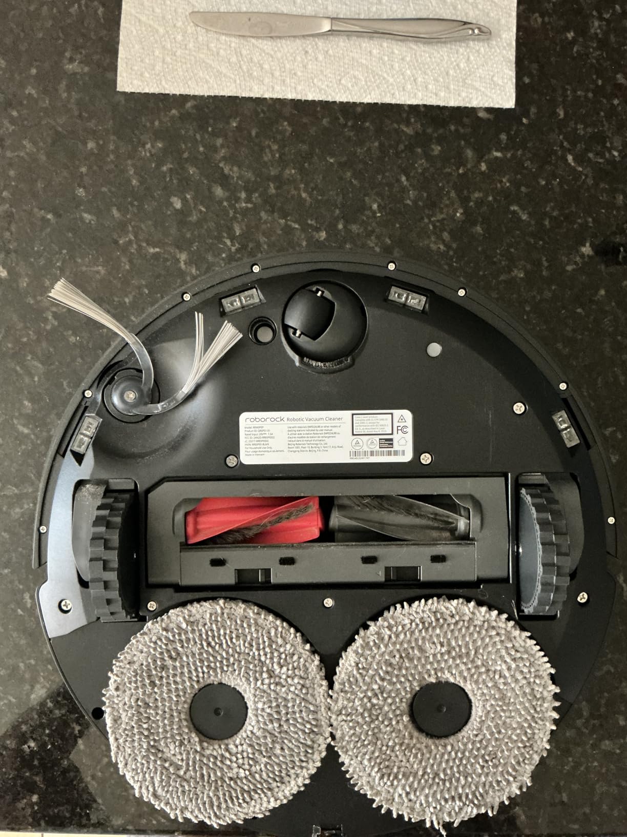 Roborock Qrevo S5V Robot Vacuum and Mop, FlexiArm Edge Mopping, 12,000Pa Suction, Dual Zero-Tangle System, Smart Obstacle Avoidance, 10mm Mop Lifting, Auto Mop Washing&Drying, Self-Emptying&Refilling customer photo 2