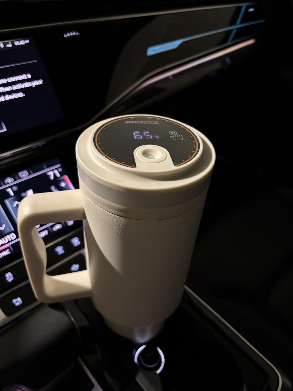 Smart Water Bottle Reminder to Drink Water, USB-C Rechargeable, 40oz, Insulated Stainless Steel customer photo 2