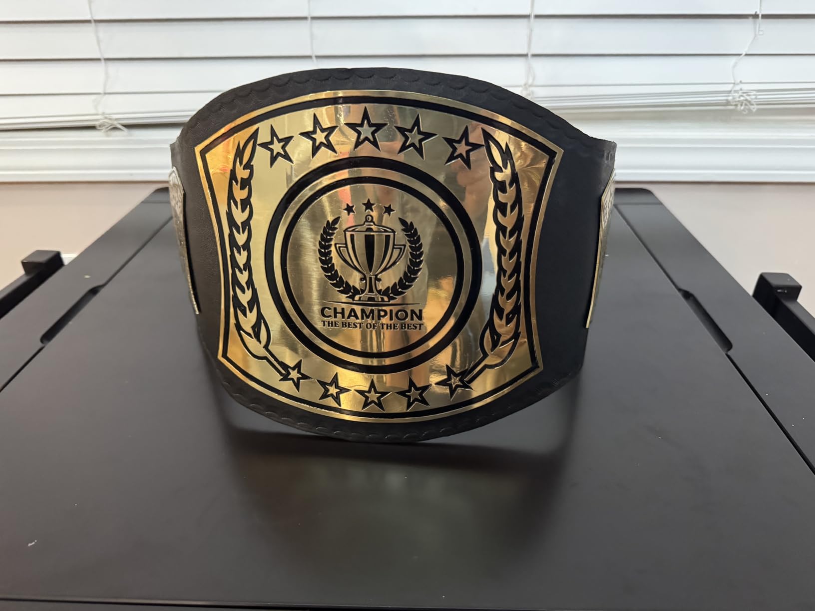 HANDSY Championship Belt Adult - Trophy Belt for Sports, Awards, Gifts, Events, and Prizes - Wrestling Title Belt for Champions customer photo 2