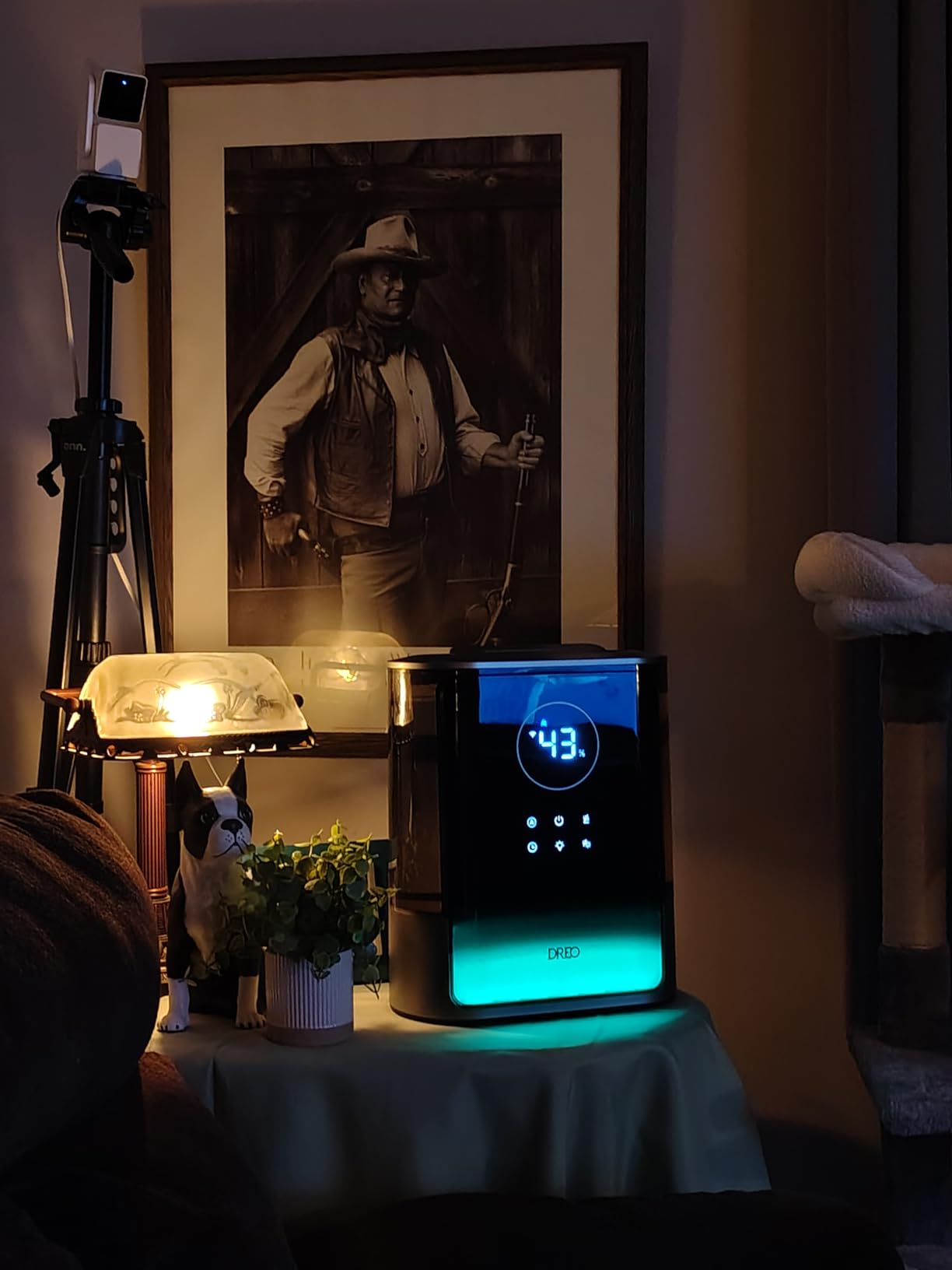 DREO 8L Smart Humidifier Large Room 600ft2, HM717S, 80H Runtime Supersized Warm and Cool Mist Humidifiers for Bedroom Baby, 28dB Quiet Air Humidifier for Plants Indoor, Home, Whole House, Silver customer photo 1