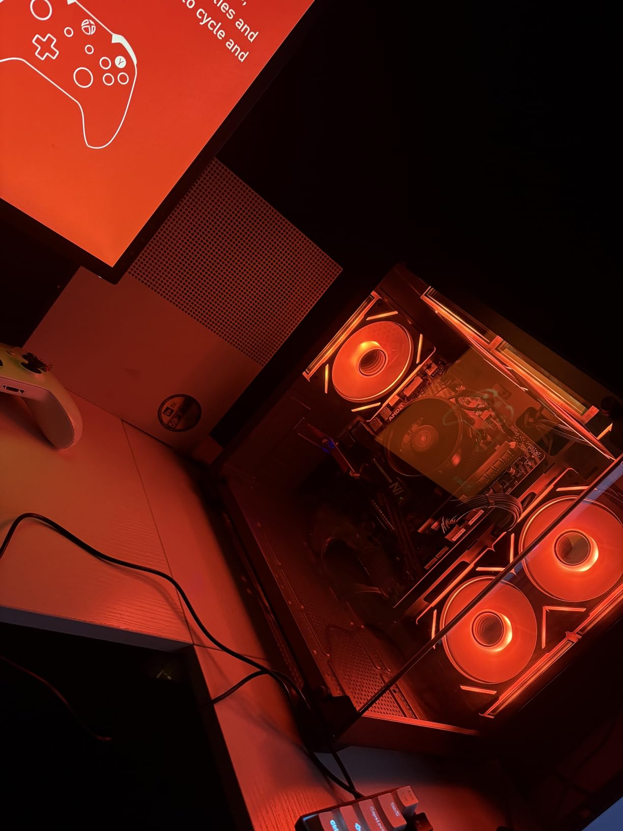 YAWYORE Gaming PC Desktop Computer AMD R5 5600GT 16GB 1TB NVMe Towers WiFi | 16GB DDR4 3200MHz, 1TB M.2 NVMe PCIe, 550W 80PLUS PSU, WiFi BT, Game Design Office Console customer photo 1