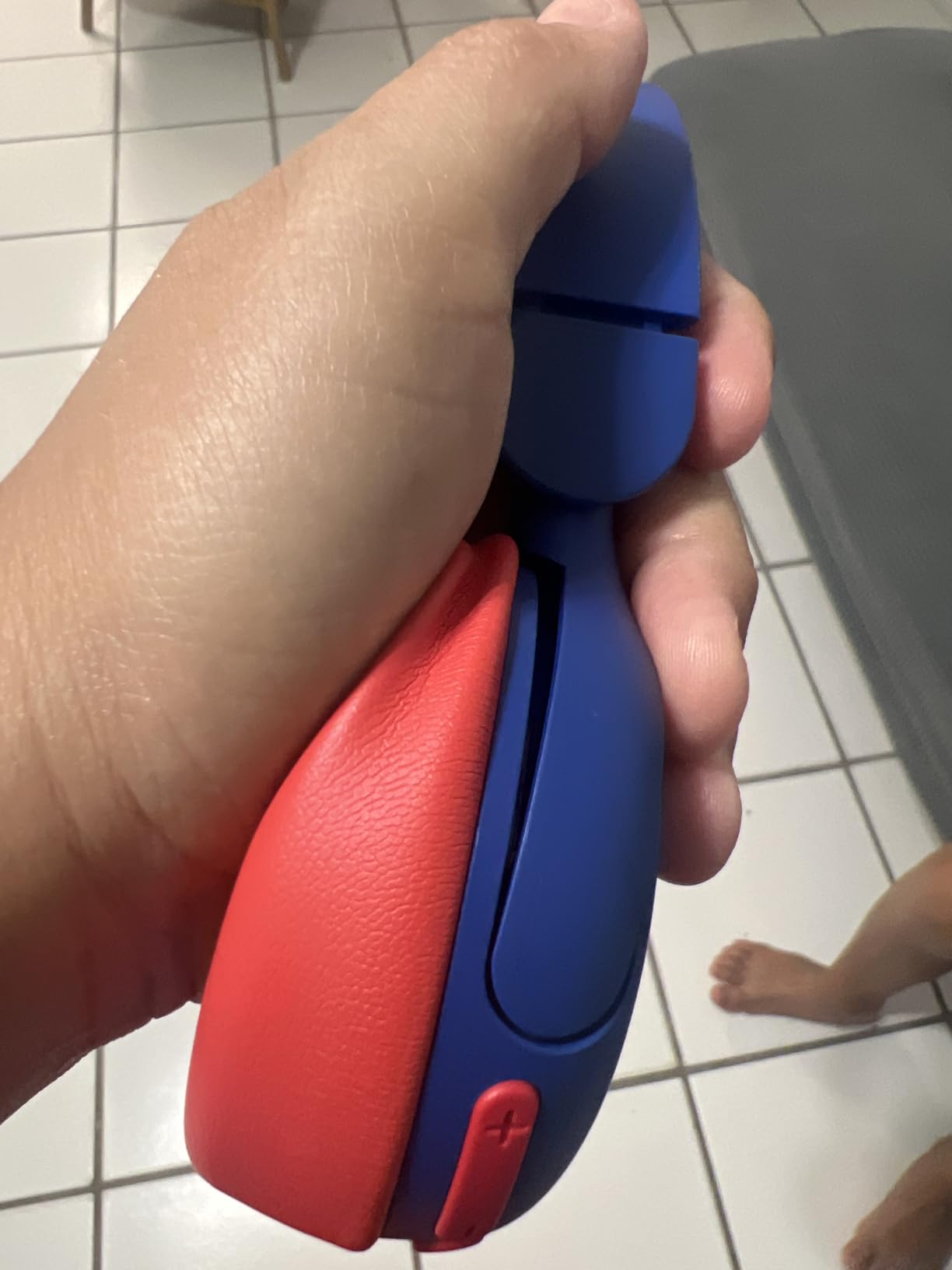JLab JBuddies ANC 2 in 1 Wireless + Wired Kids Headphones, Active Noise Canceling and Be Aware Modes, Safe Volume Settings, 50+ Hours Playtime, Adjustable, Blue/Red customer photo 1
