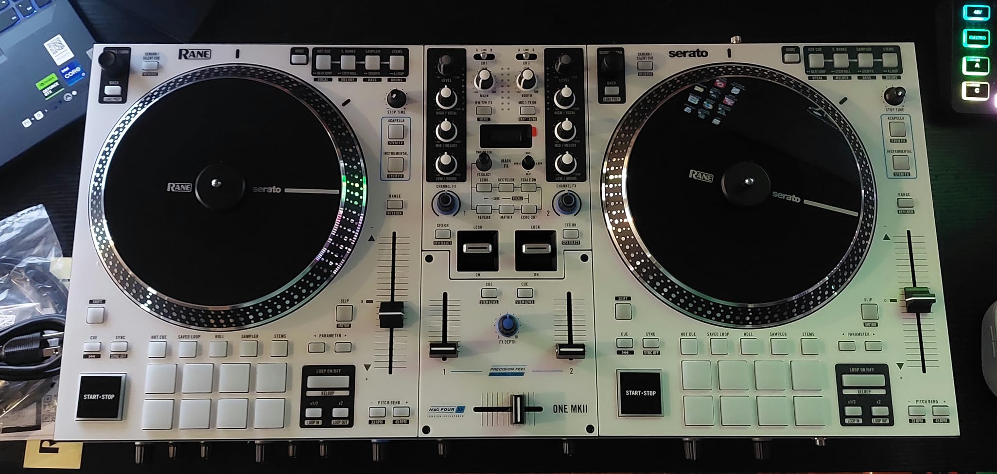 RANE ONE MKII Motorized Serato DJ Pro Controller with 2 Decks, Internal FX, Deep Stems Control for Scratch DJs, Clubs and Events customer photo 2