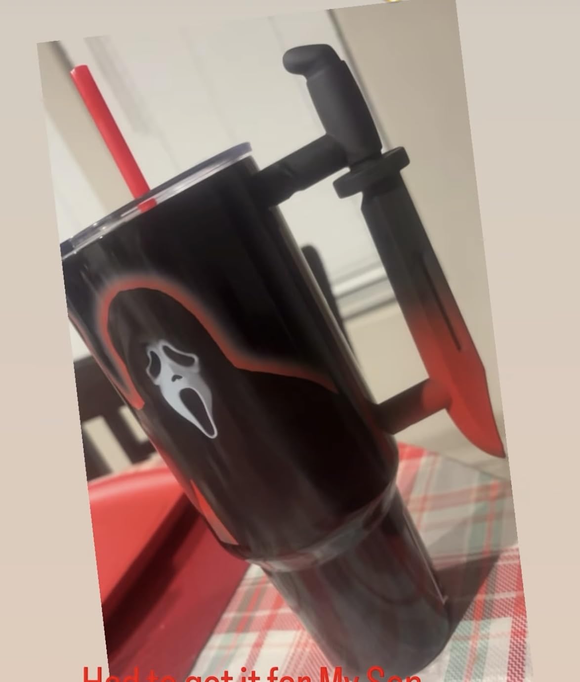 Bioworld Minecraft Creeper & TNT 40 Oz Black Stainless Steel Tumbler With Handle customer photo 1