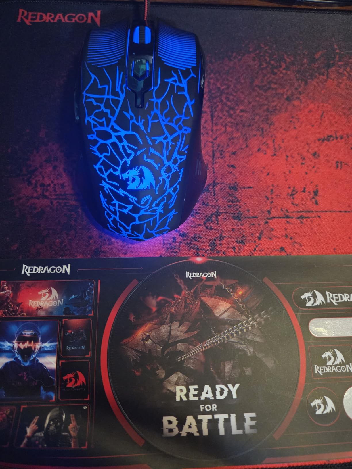 Redragon Updated S107 Gaming Keyboard and Mouse, RGB Gaming Keyboard and 10000 DPI Mouse Combo with 25-Key Anti-Ghosting, 1K Hz Programmable Mice with Software, Plug & Play to PC, Laptop customer photo 2