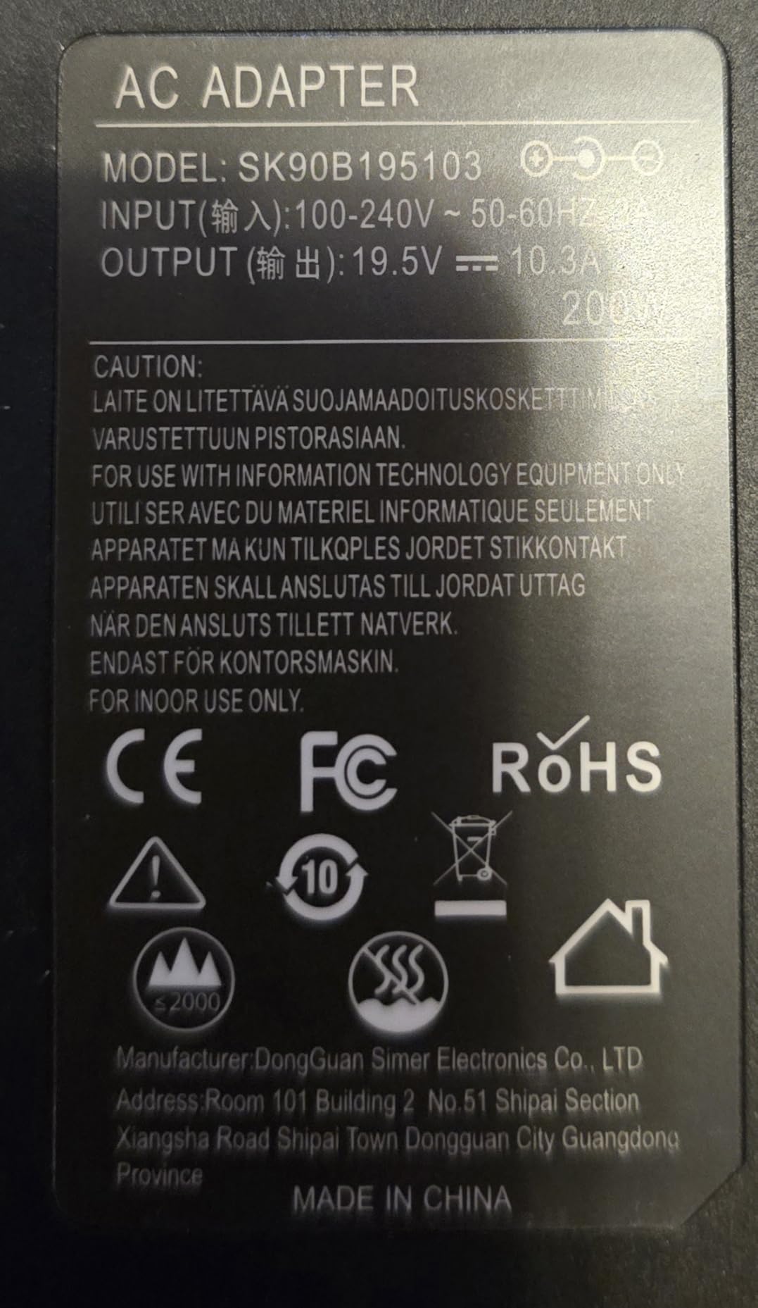 200W Laptop Charger for HP Original Omen, Pavilion Gaming 15 16 17, Victus 15 16, ZBook 15 17, ZBook Fury Create Studio Envy 15 2020 TPN-DA10 Gaming Laptop Power Adapter Supply AC Adapter customer photo 1