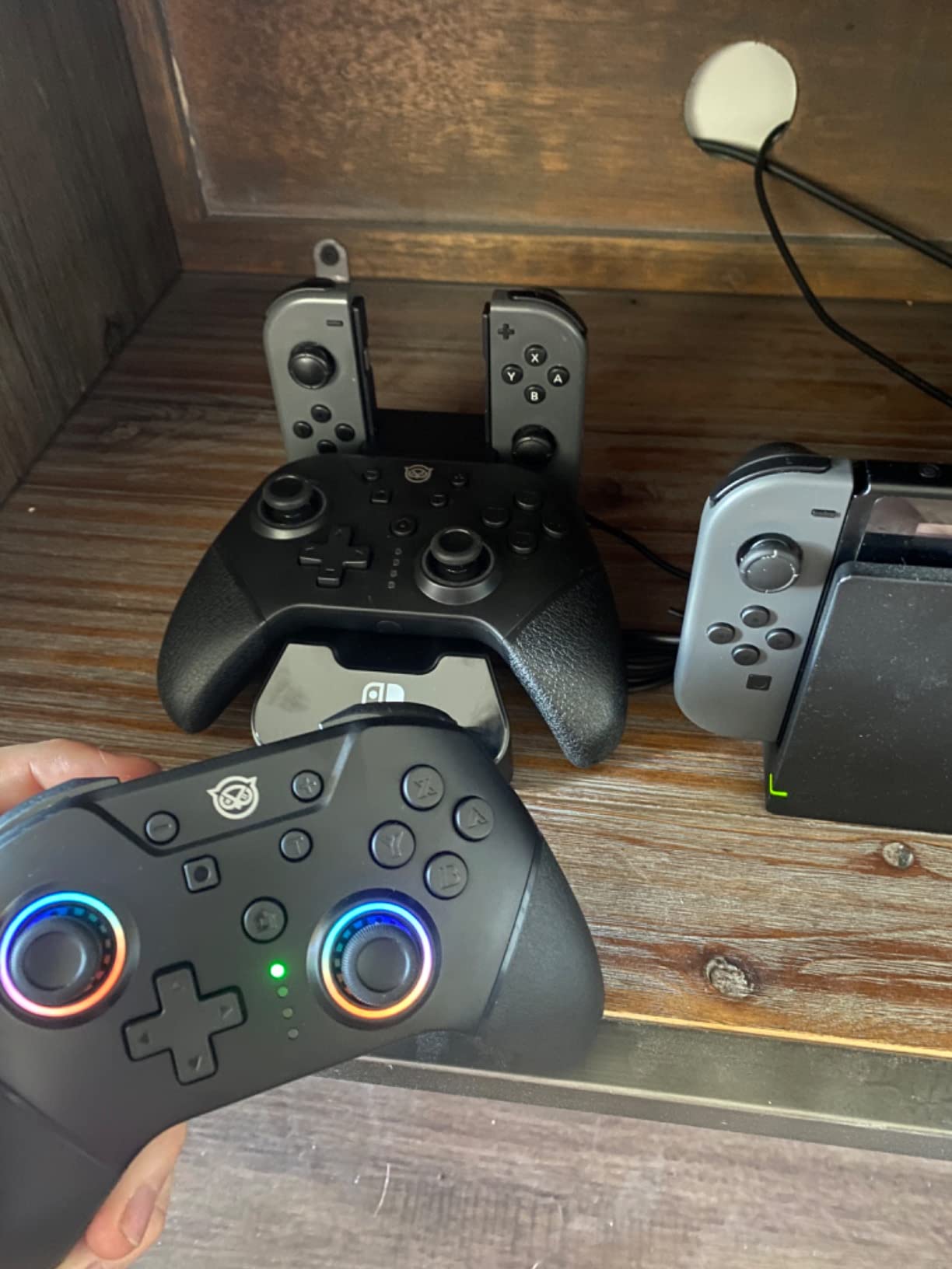 NYXI Master P1 Wireless PC Controller, Dual-Mode Triggers, Hall Effect Joystick, 1000Hz Polling Rate, Mute control, 6-Axis Gyro, Turbo, Lockable Back Buttons for PC/Switch/Switch 2/iOS/Android customer photo 2