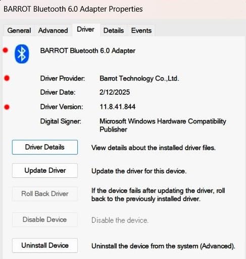 UGREEN USB Bluetooth Adapter for PC, Bluetooth 6.0 Dongle Receiver EDR & BLE, Plug & Play for Windows 11/10/8.1, for Headphone/Keyboard/Mouse/Speakers/Printer customer photo 1