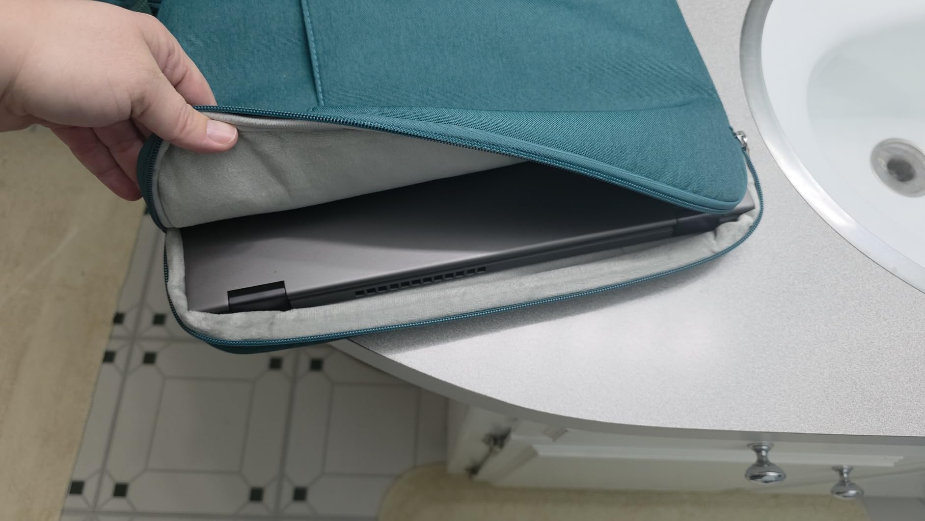HYZUO 17-17.3 Laptop Sleeve Bag Set for 17