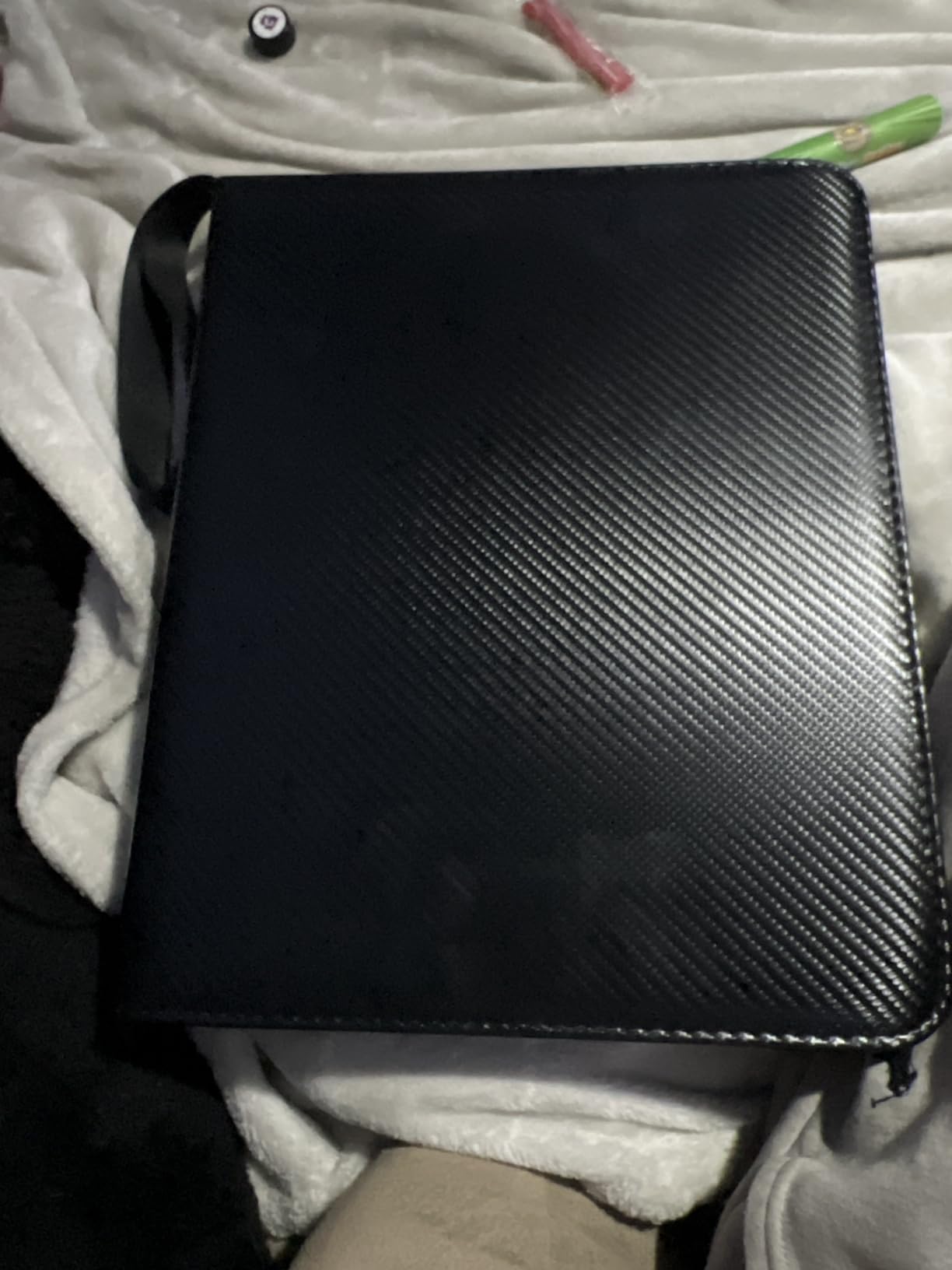 Card Binder - 720 Capacity, Zippered Trading Card Holder for MTG, Sports & Collectible Cards - Acid-Free, Durable & Travel-Friendly Storage (Black, 9 Pocket) customer photo 1