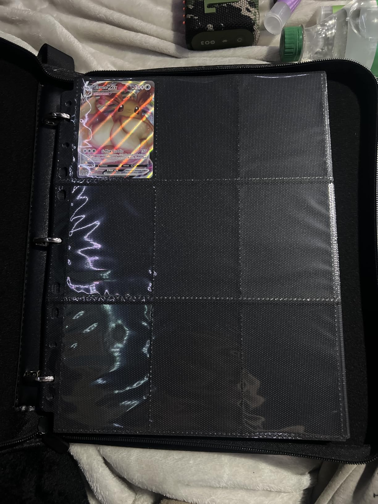 Card Binder - 720 Capacity, Zippered Trading Card Holder for MTG, Sports & Collectible Cards - Acid-Free, Durable & Travel-Friendly Storage (Black, 9 Pocket) customer photo 2