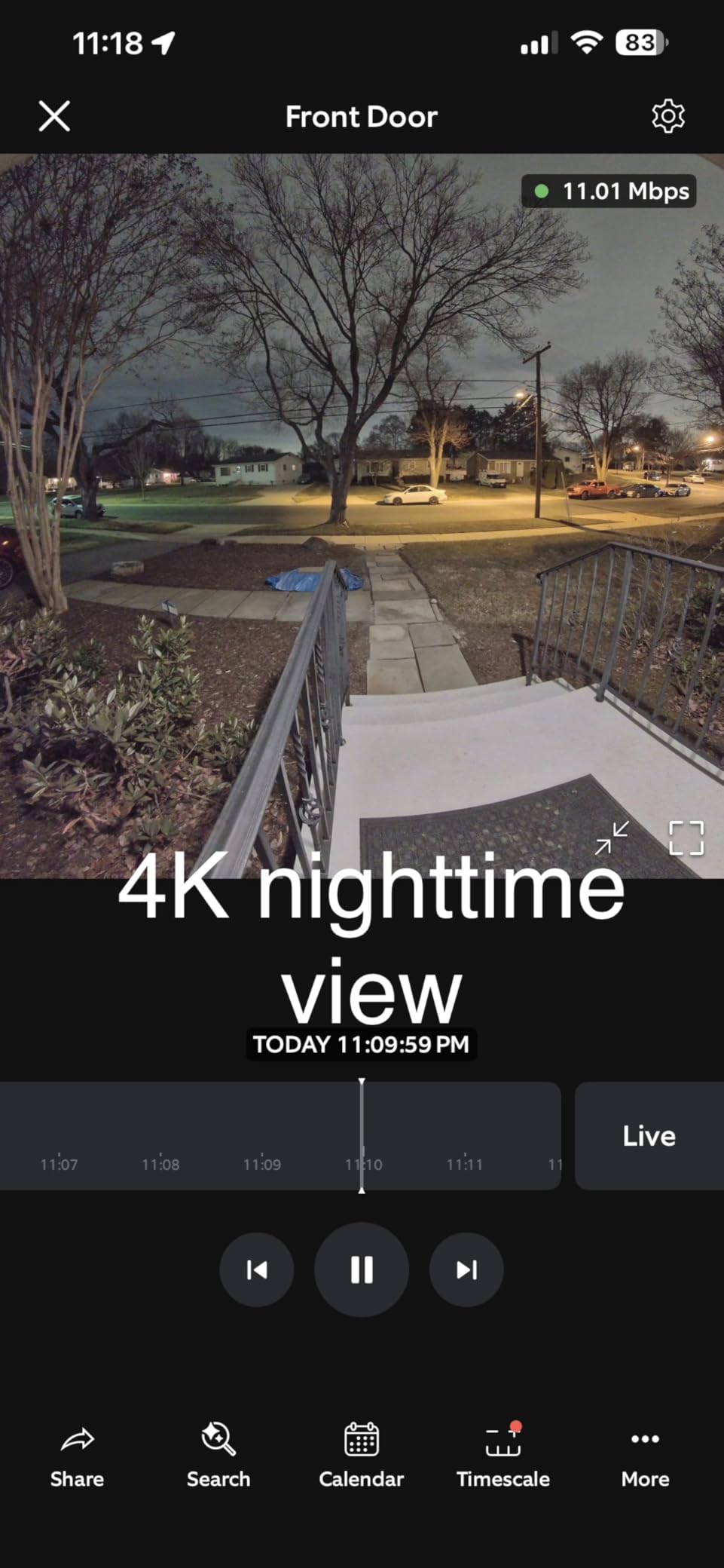 Ring Wired Doorbell Pro (newest model), Home or business security, Retinal 4K with wide-angle video, 10x Enhanced Zoom, and Low-Light Sight, Deep Silver customer photo 2