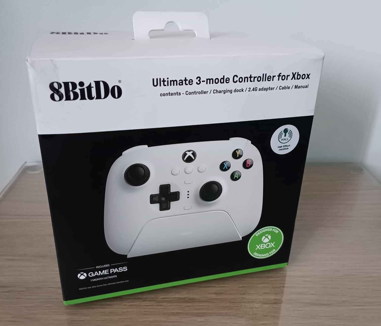 8BitDo Ultimate 3-Mode Controller, Hall Effect Joysticks, Pro Back Buttons, Wired Only for Xbox Series X|S & Xbox One, Compatibility with Apple, Windows & Android, Officially Licensed (Jade) customer photo 1