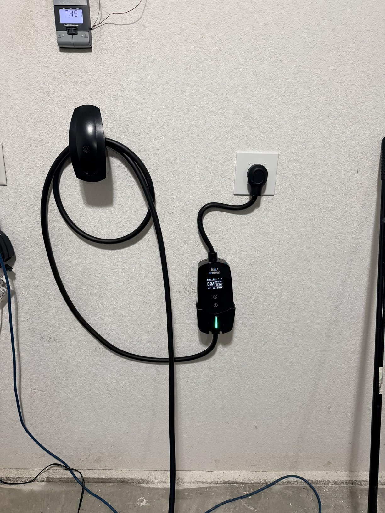 Level 2 EV Charger for Tesla, 40A / 9.6kW Fast Home EV Charging Station with NEMA 14-50 Plug, 25FT Cable, Adjustable Current & Delay Timer, Compatible with All Tesla Model 3/Y/S/X (NACS Plug) customer photo 1