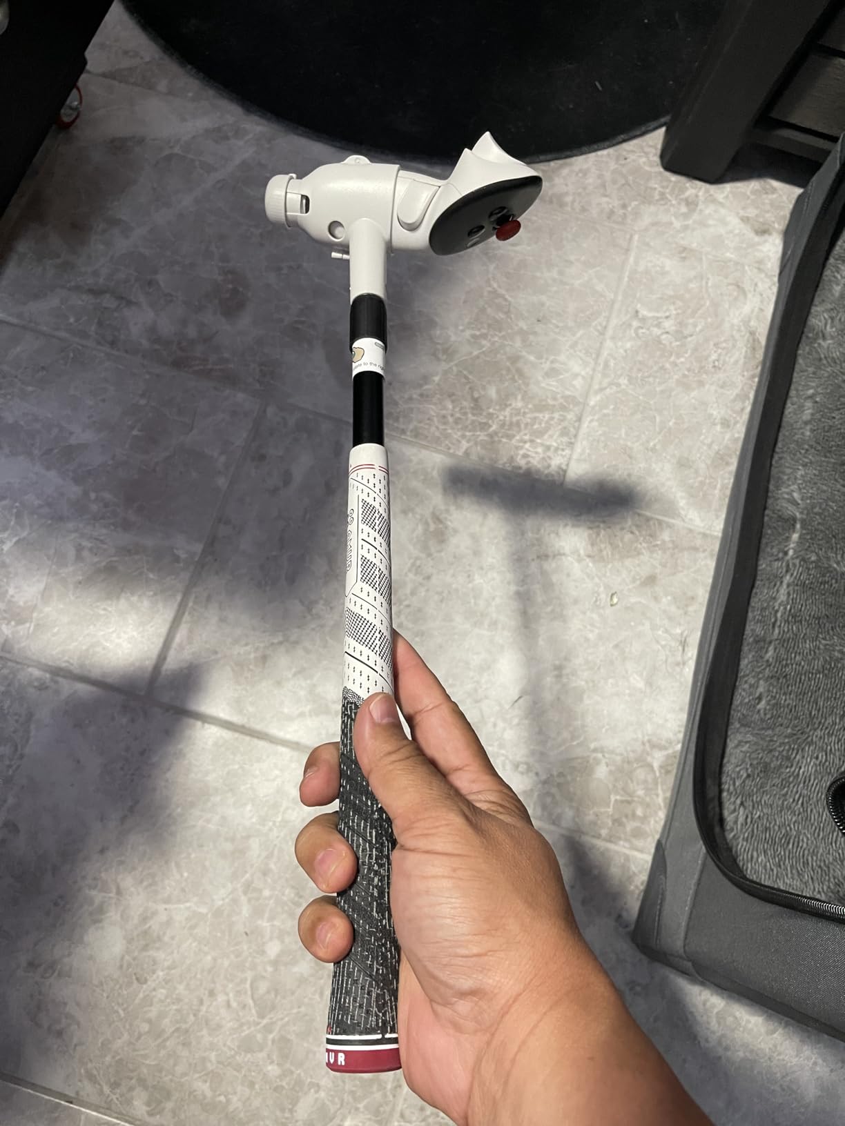 AMVR VR Golf Club Attachment Compatible with Meta/Oculus Quest 3S/Quest 3, Adjustable Length, 80 Degree Keep Tracking, Non-Slip VR Golf Handle Grip for Golf + (for Right Controller) customer photo 2