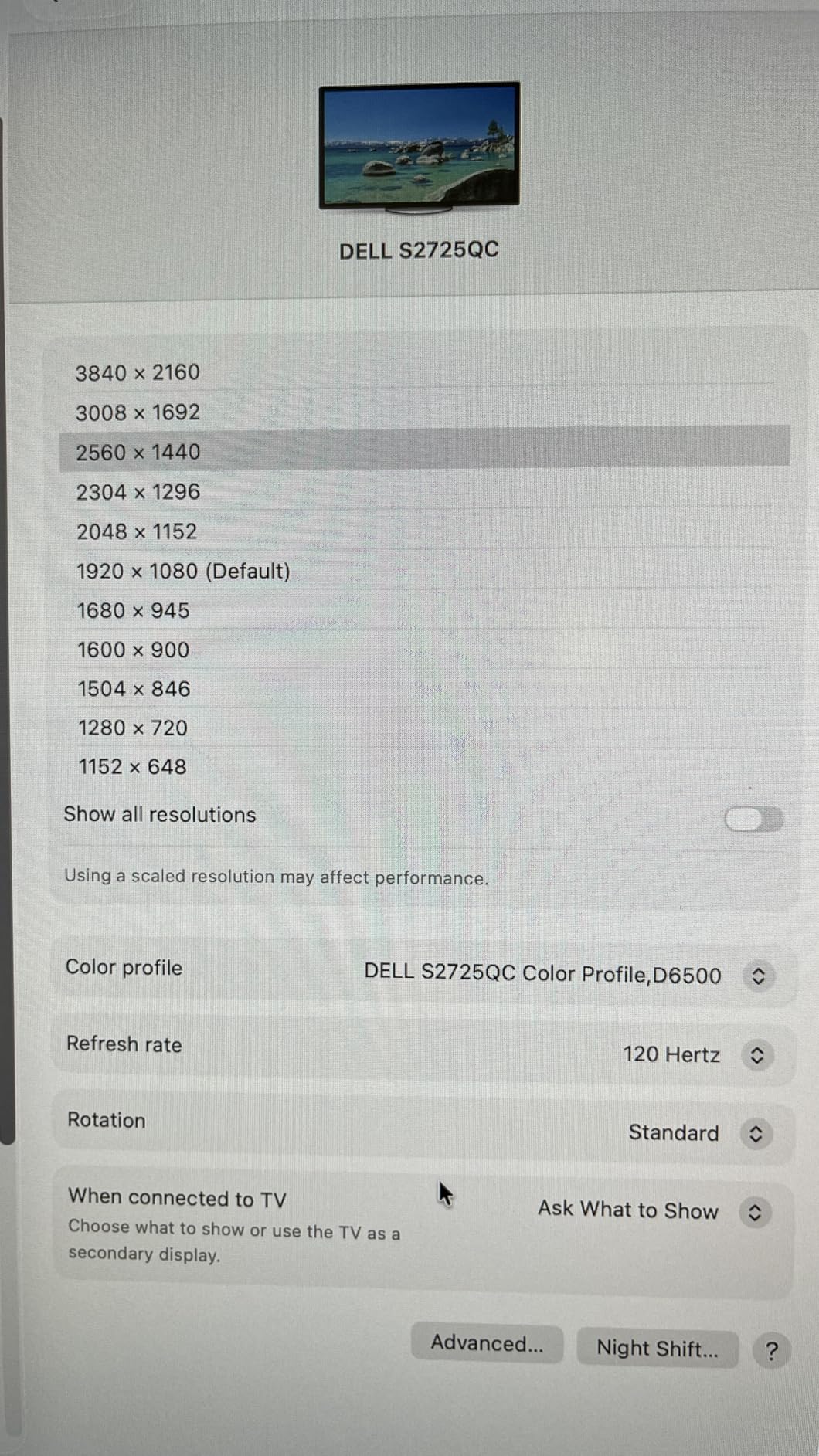 Dell 27 Plus 4K USB-C Monitor - S2725QC - 27-inch 4K (3840 x 2160) 120Hz USB-C Connectivity, AMD FreeSync Premium, sRGB 99%, Integrated Speakers, 1500:1 Contrast - Ash White customer photo 2