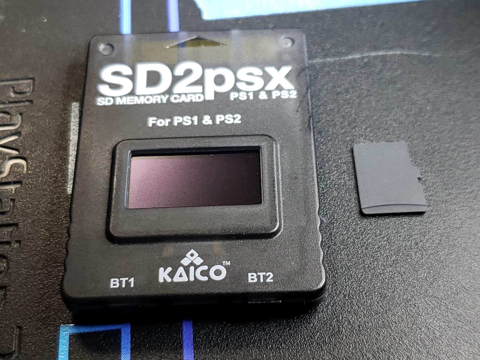 Kaico PSX Mem Card Gen 2 Memory Card Compatble with PlayStation 1 & 2- Firmware Upgradeable - Unlimited Storage - Includes an 8GB MicroSD Card - High Speed Game Memory Card for PS2/PS1/PS One Console customer photo 2