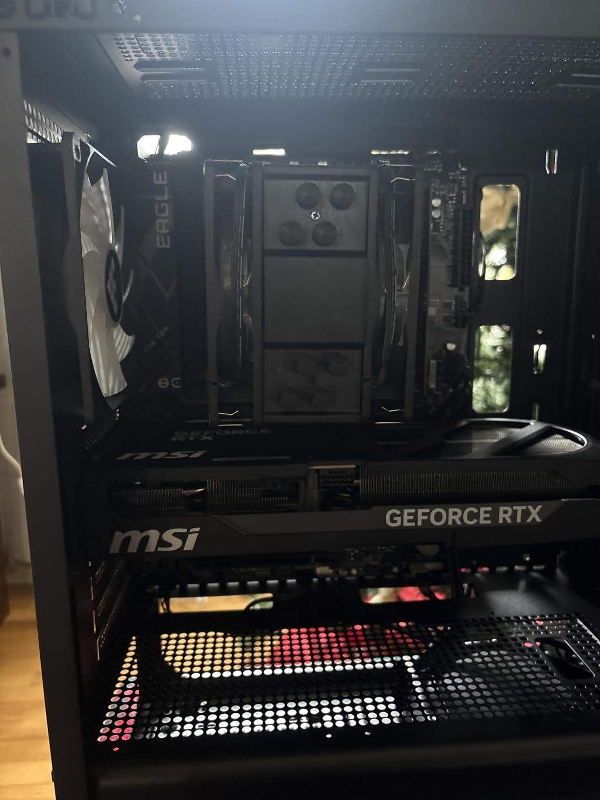 M2 PC Case -Genuine Walnut Wood Front Panel Pre-Installed 7 PWM ARGB Fan (3x140mm+4x120mm), 360MM RAD Support, ATX Mid-Tower Gaming PC Case, with Type-C,FOIFKIN (Black, M2) customer photo 1