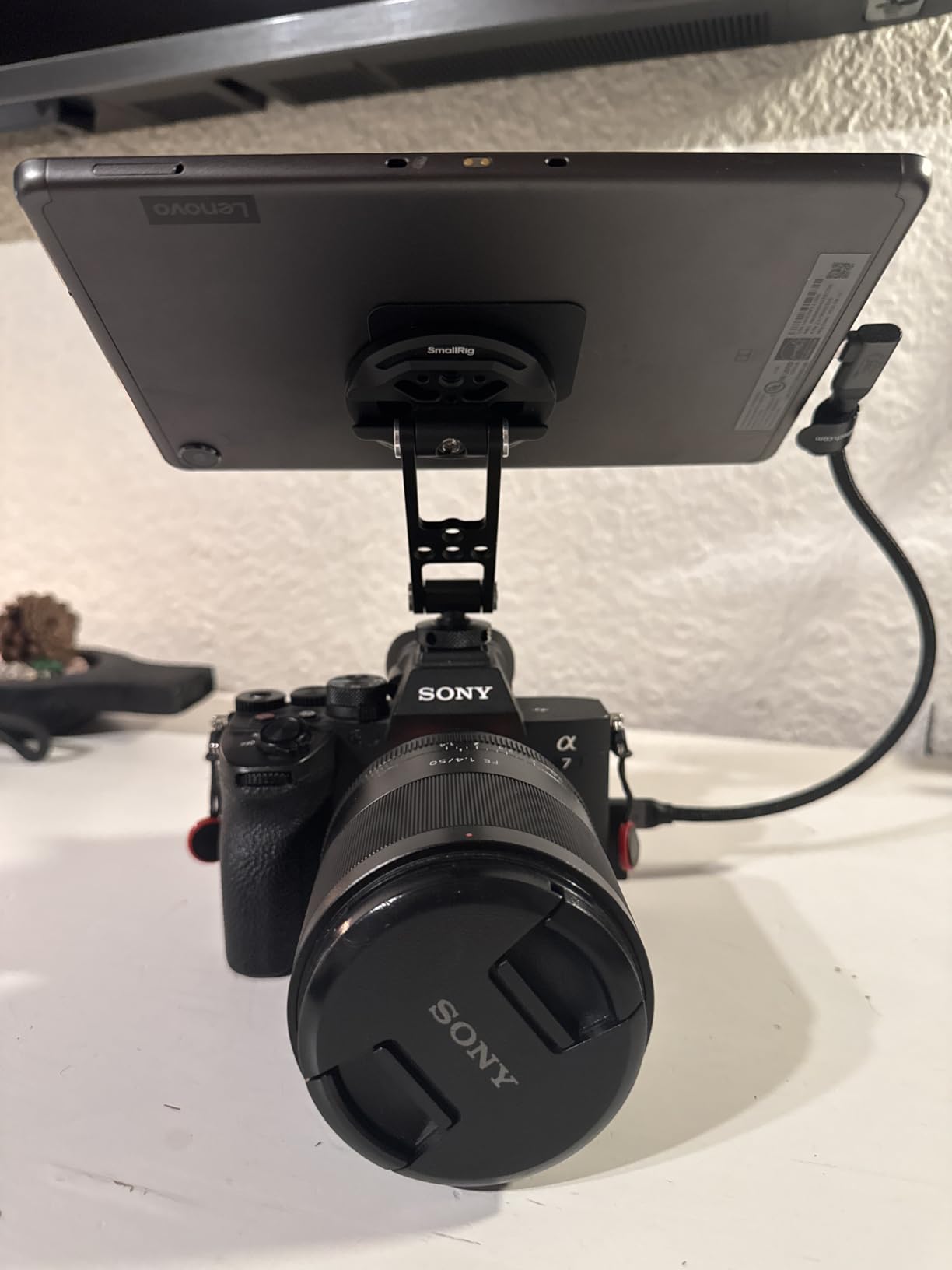 SMALLRIG Magnetic Metal Phone Mount with Cold Shoe Mount, Adjustable Rotatable Phone Tripod Holder Adapter for iPhone 17/16/15, Camera Monitoring, Tripods, Stabilizers - 5156 customer photo 2