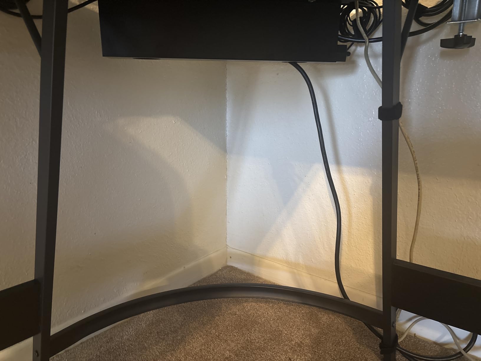 Cable Management Under Desk, 【Up to 15 Cord】【Enhanced Wire Holder】 Cord Organizer, Adjustable Hook and Loop Cable Ties, Home Office Essentials, Cable Hider Clips Under Table, 20 Pair customer photo 1