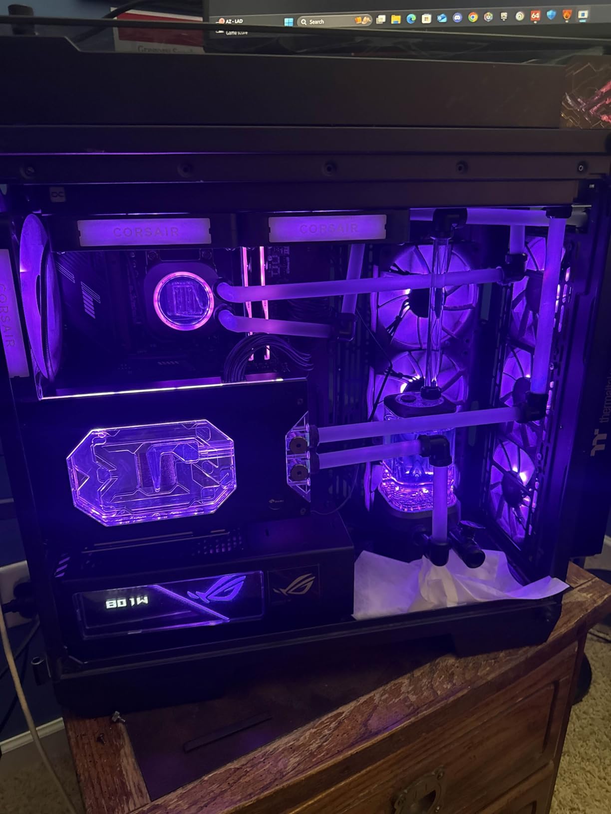 Copper GPU Water Cooling Block GPU Waterblock for MSI GeForce RTX 5090 D 32G Gaming Trio OC customer photo 1