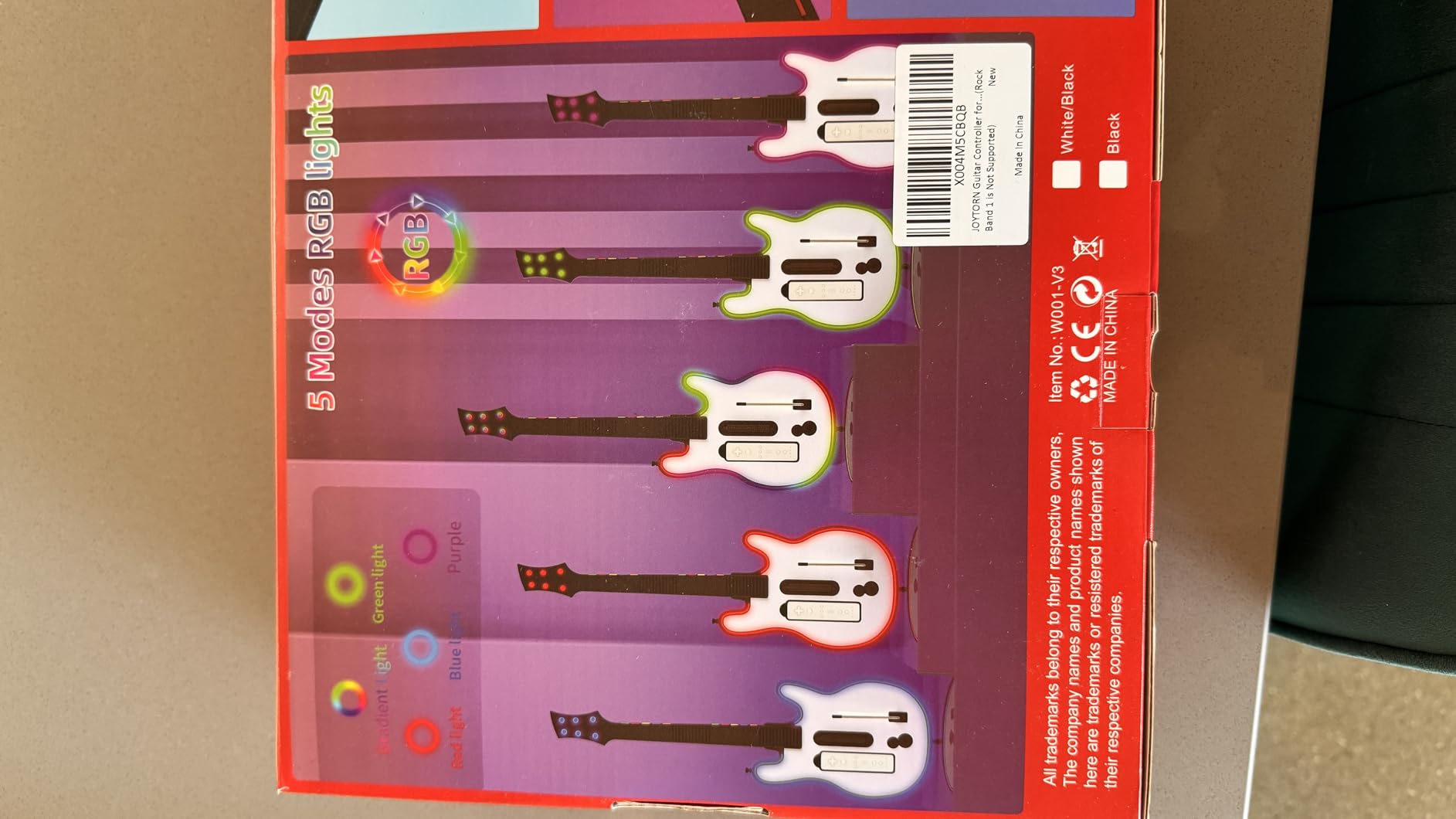 JOYTORN Wireless Guitar Controller for Nintendo Wii,with RGB Lighting & Strap,Supports for Guitar Hero and Rock Band Games (Rock Band 1 is Not Supported) customer photo 1