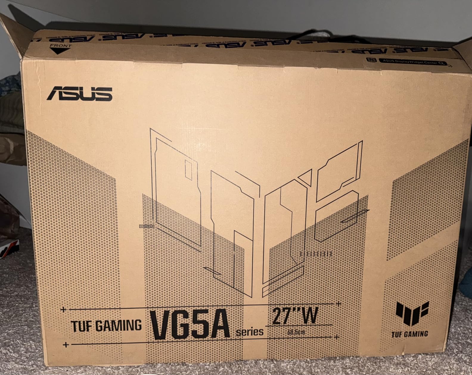 ASUS TUF Gaming 27 inch 1440P Monitor (VG27AQM5A) - QHD (2560x1440), 300Hz, Fast IPS, Extreme Low Motion Blur Sync, 0.3ms, Speaker, 95% DCI-P3, Shadow Boost, DisplayWidget Center, 3 yr Warranty customer photo 1