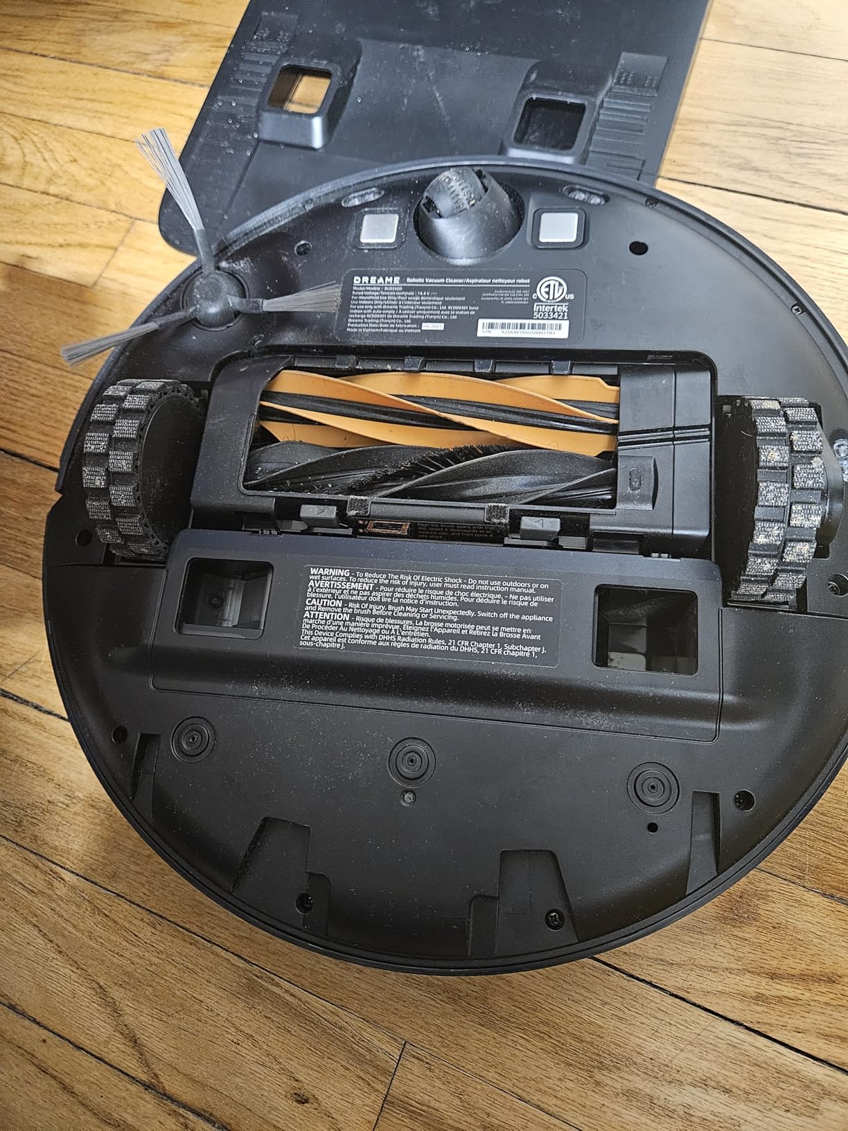 DREAME D20 Plus Robot Vacuum and Mop, 13,000Pa Suction, Self-Emptying with 5L Dust Bag, DuoBrush for Pet Hair, LDS Mapping, App & Voice Control, Ideal for Hard Floors & Carpets (Black) customer photo 1