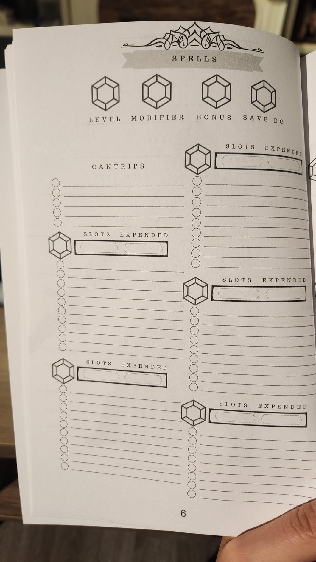 Campaign Journal: D&D and TTRPG Player Notebook with Character and Session Notes for Role Playing Games customer photo 1