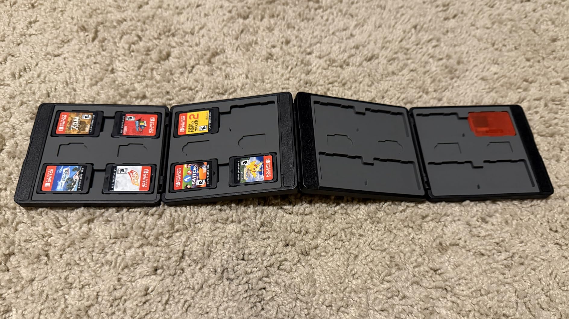 JSAUX Game Card Case for Nintendo Switch 2 (2025), Switch OLED & Lite, 40-Slot Hard Shell Storage Holder for 40 Game Cartridges & Micro SD Cards, Compact Travel Gaming Card Organizer Box customer photo 1